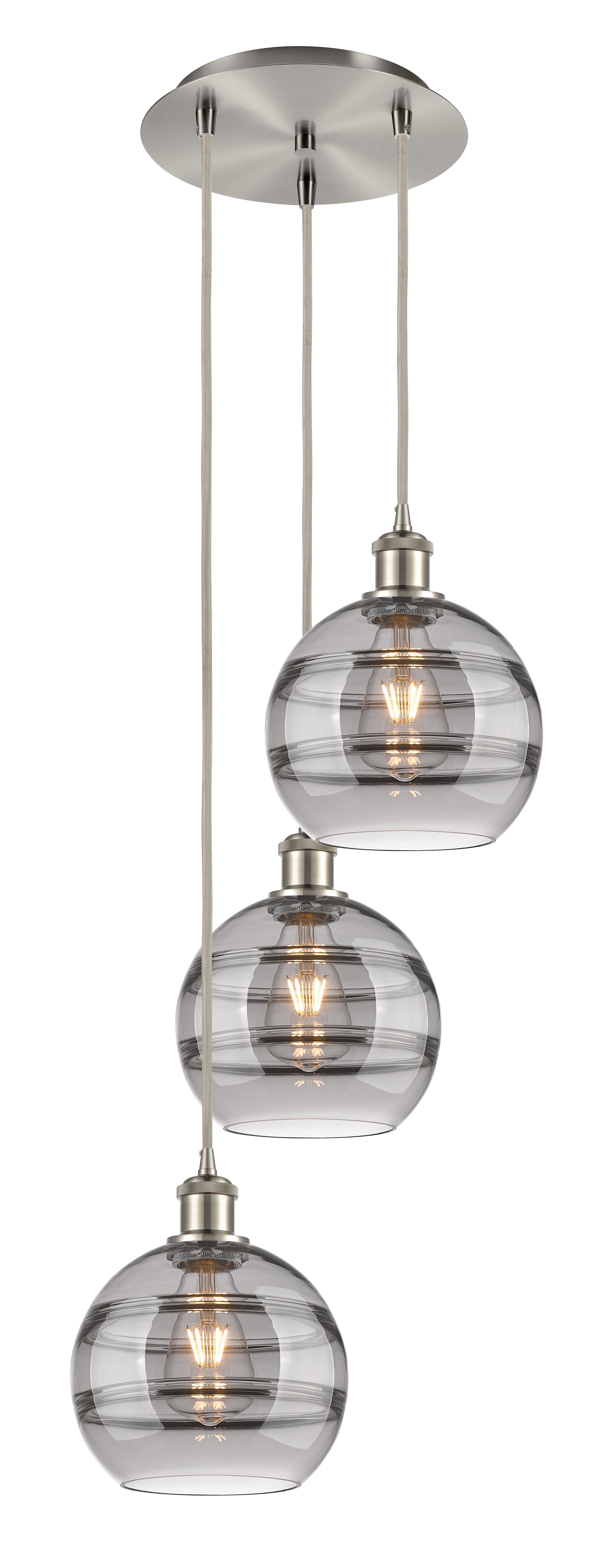 Ballston Multi Pendant Antique Brass Finish