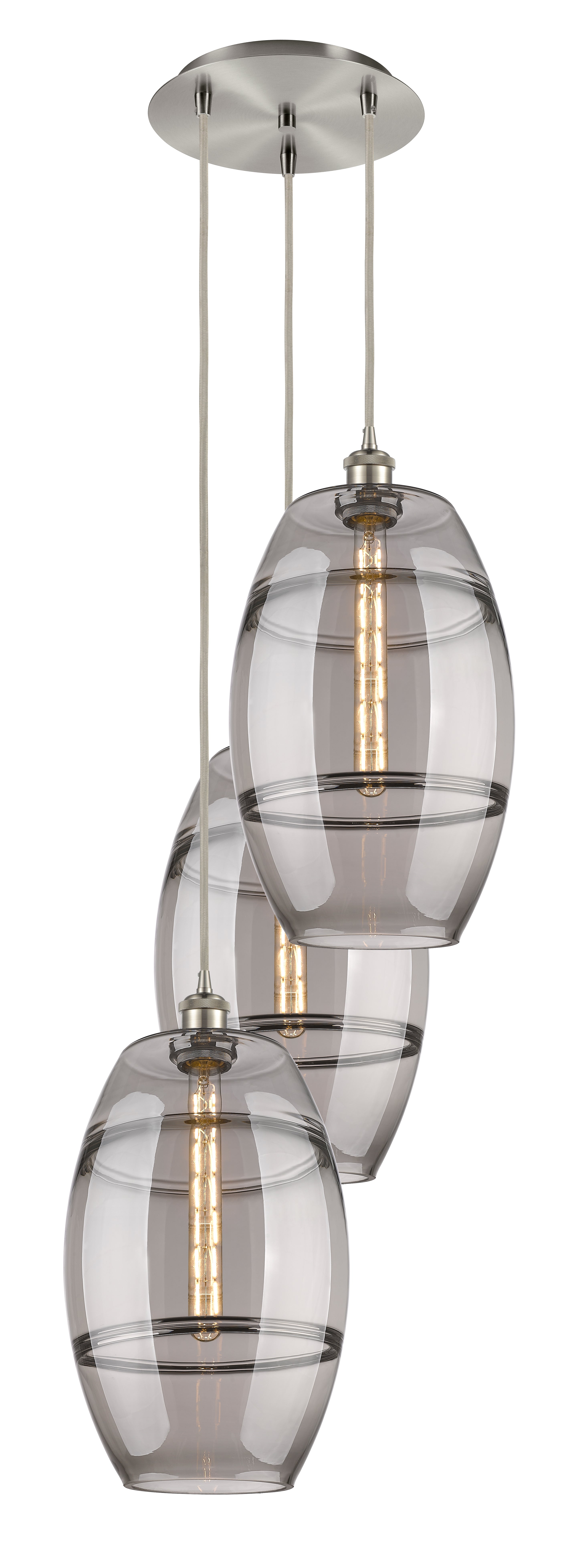 Ballston Multi Pendant Antique Brass Finish