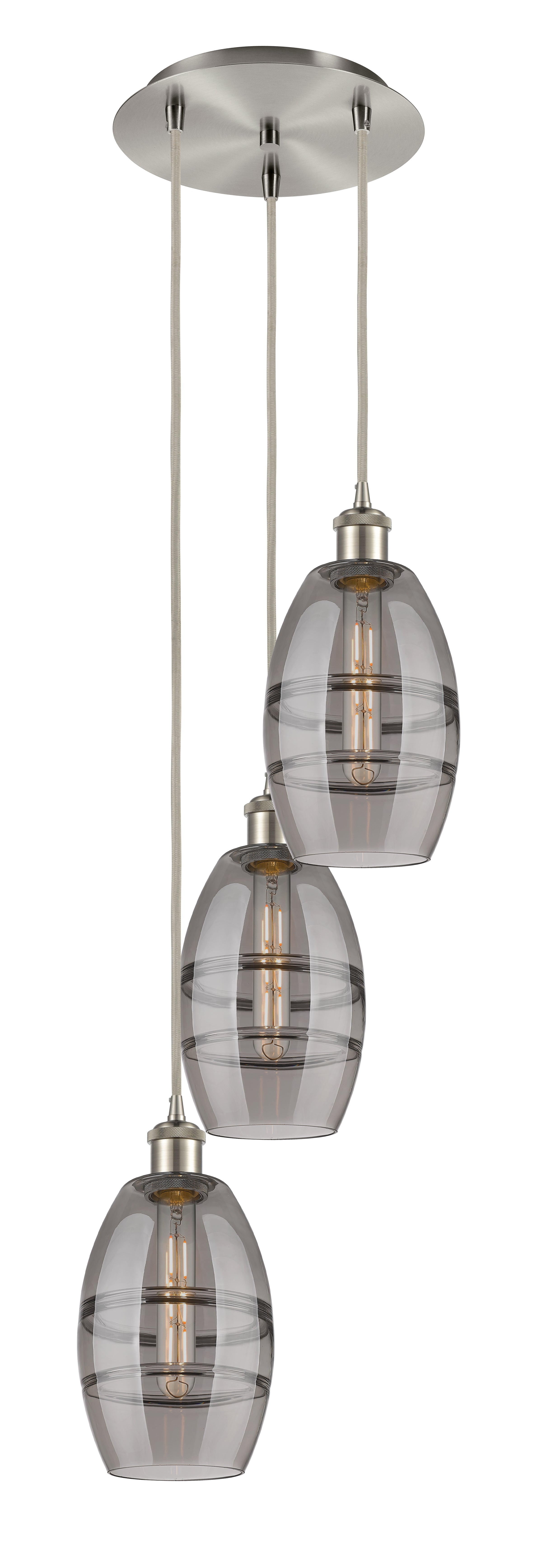 Ballston Multi Pendant Antique Brass Finish