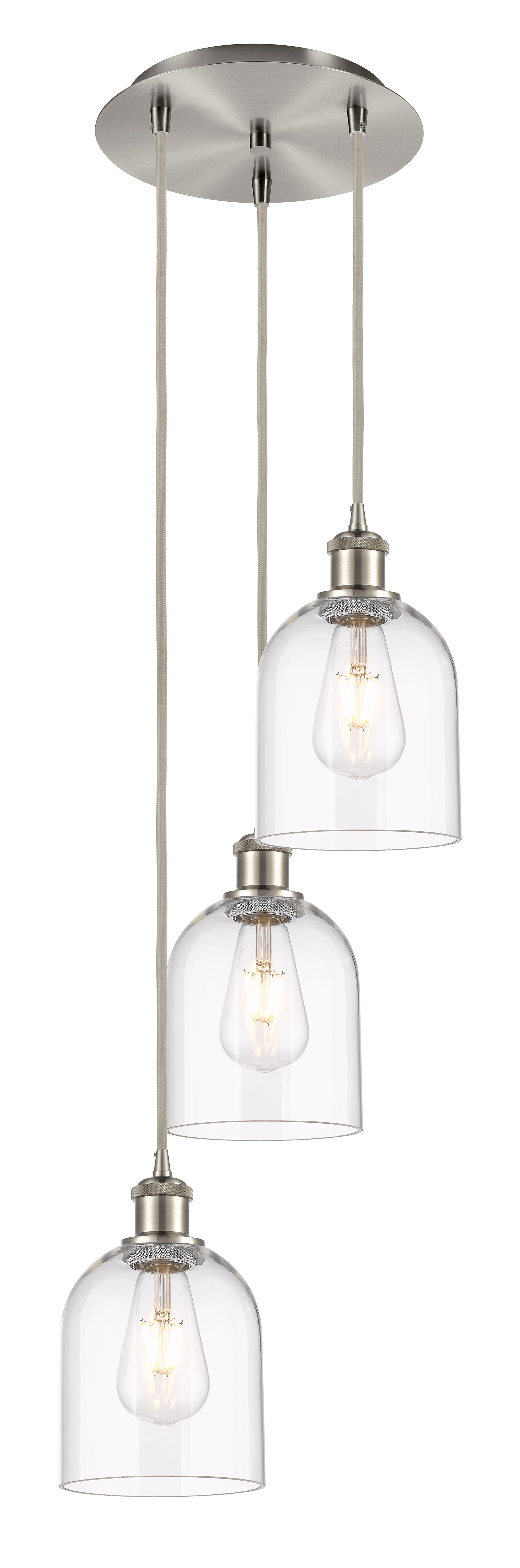 Ballston Multi Pendant Antique Brass Finish