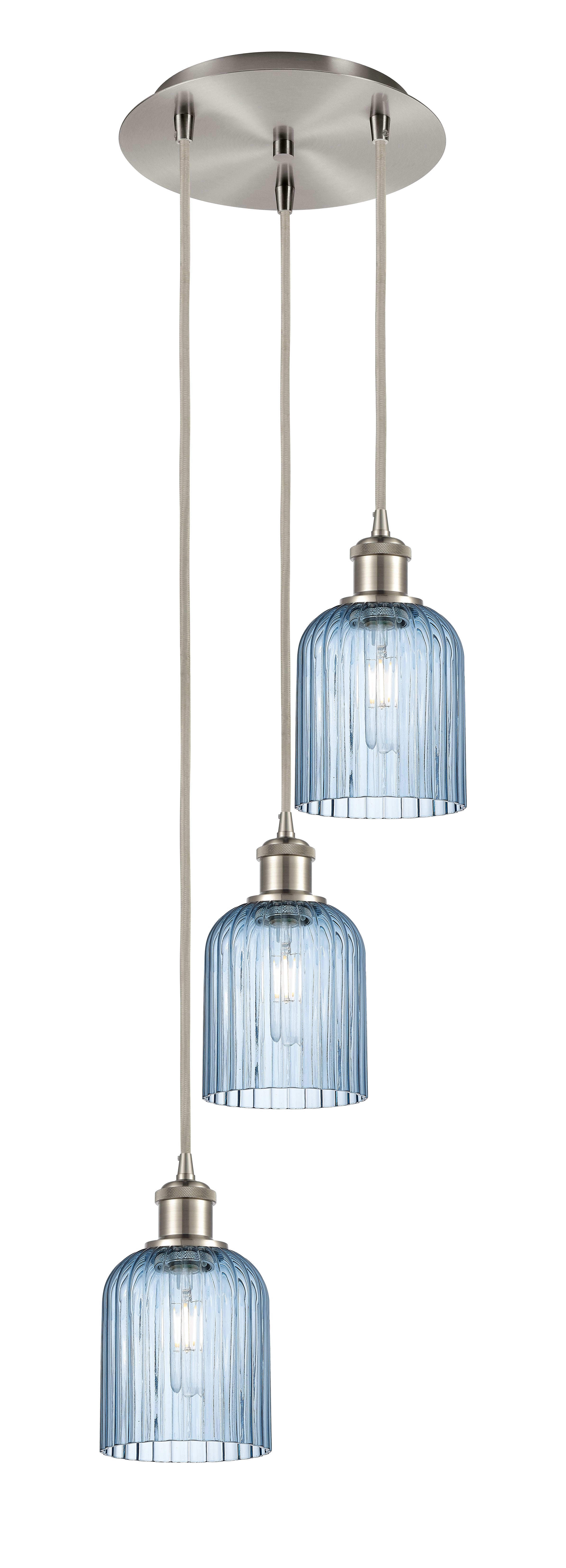 Ballston Multi Pendant Antique Brass Finish