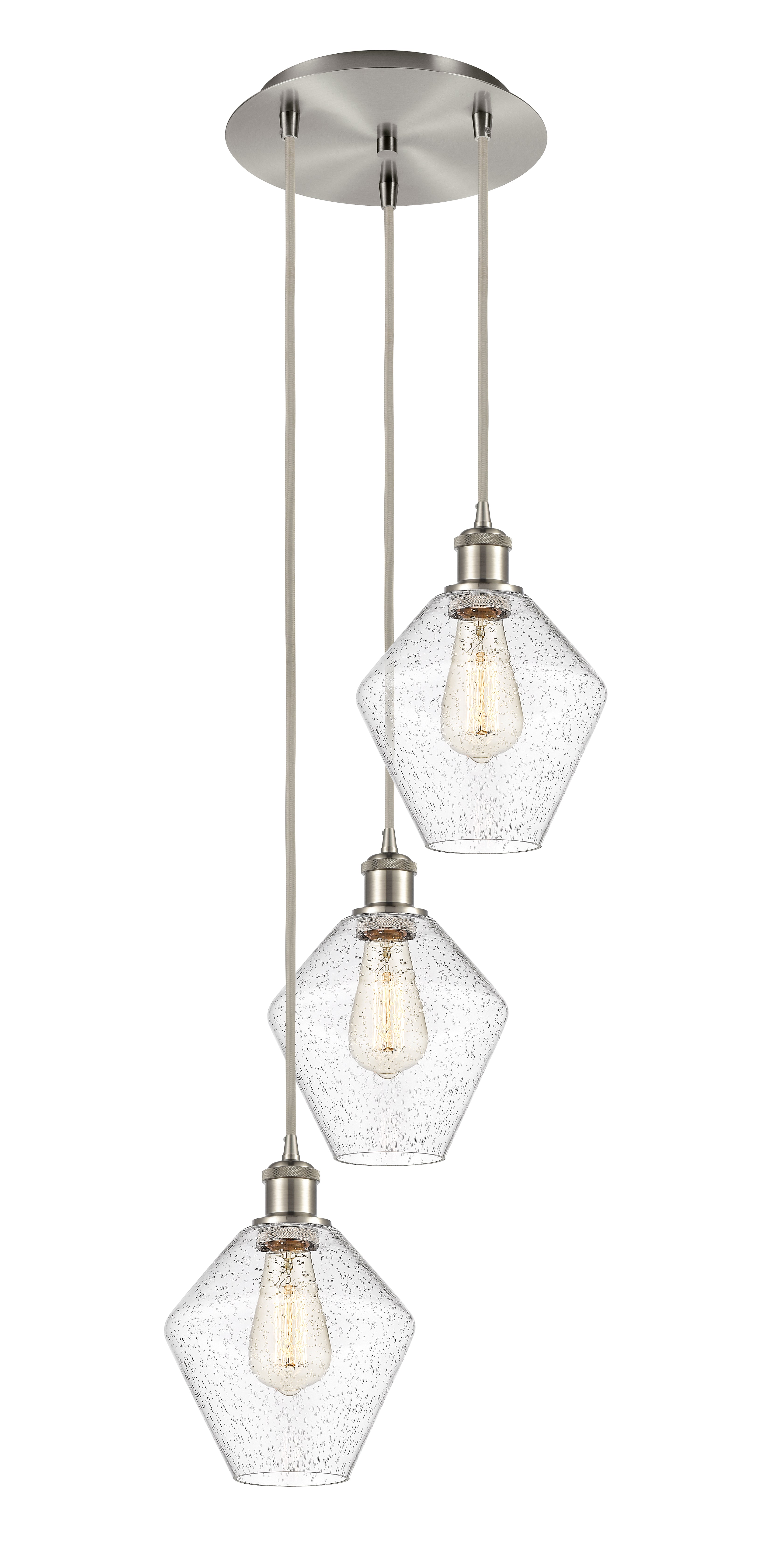 Ballston Multi Pendant Antique Brass Dimmable