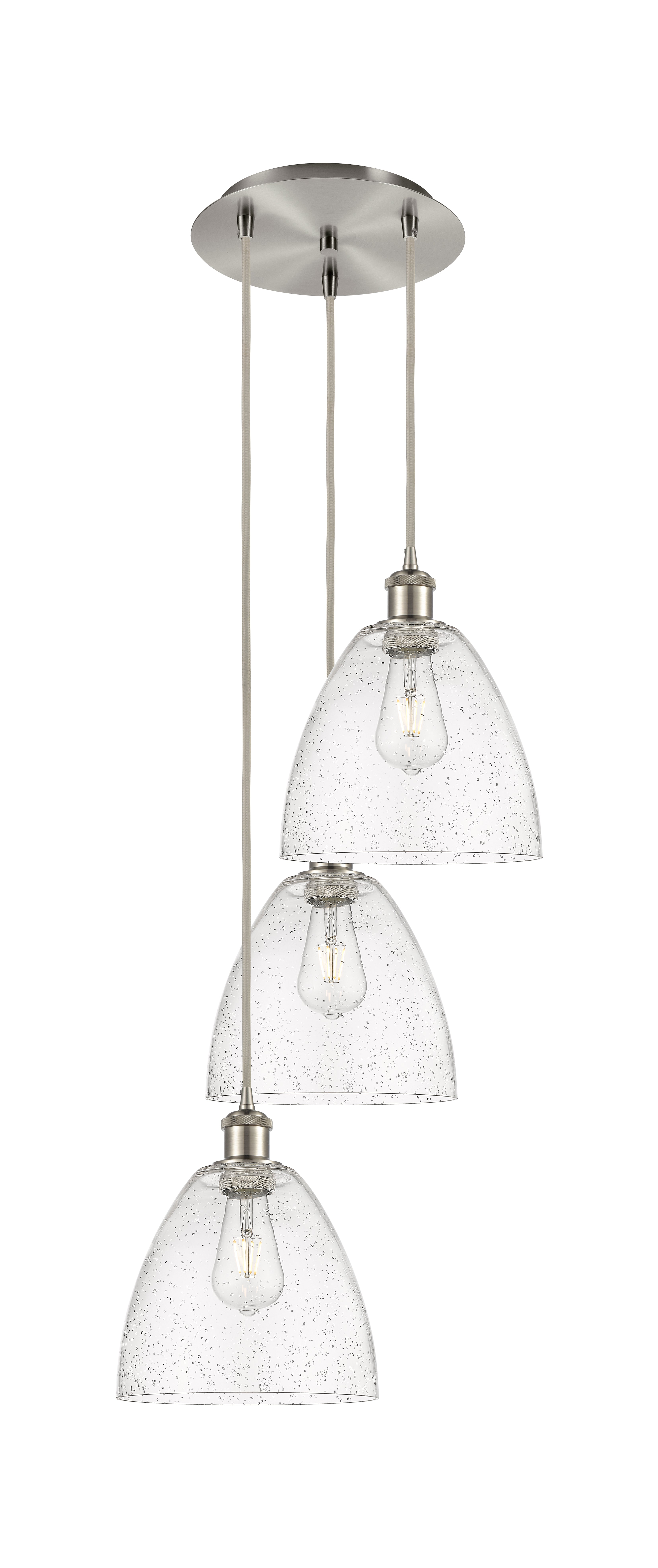 Ballston Multi Pendant Dimmable Cast Brass