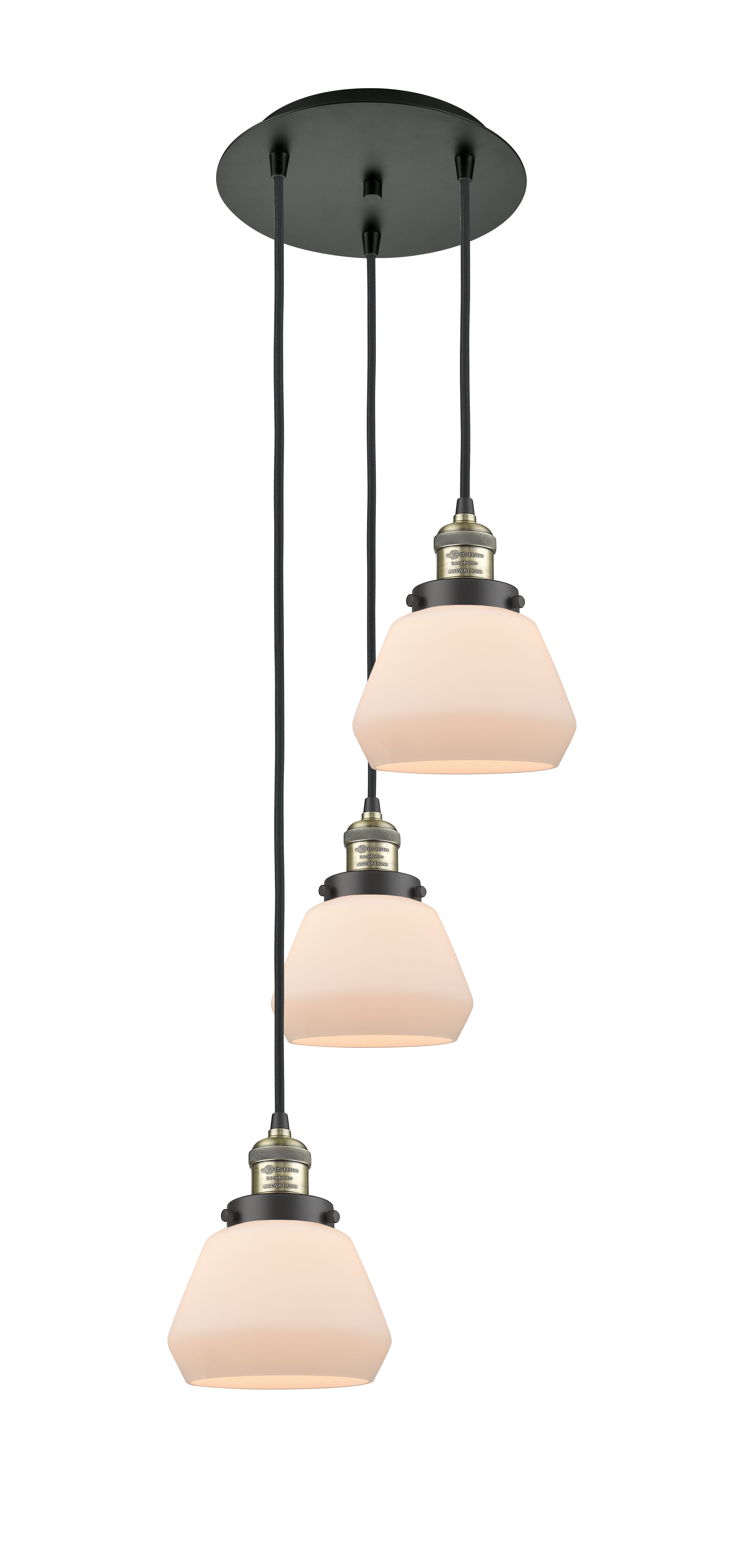 Franklin Restoration Multi Pendant Antique Brass