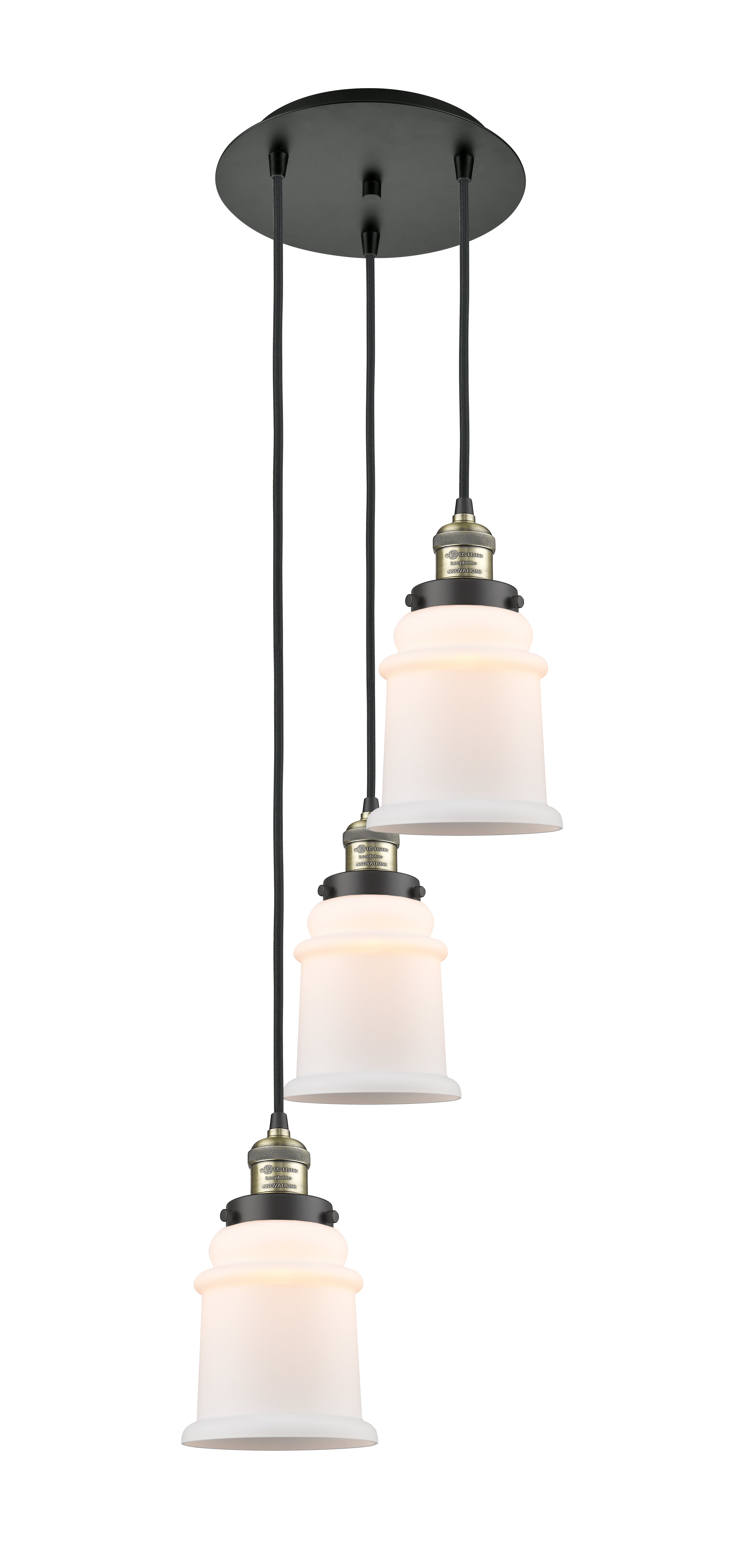 Franklin Restoration Multi Pendant Antique Brass