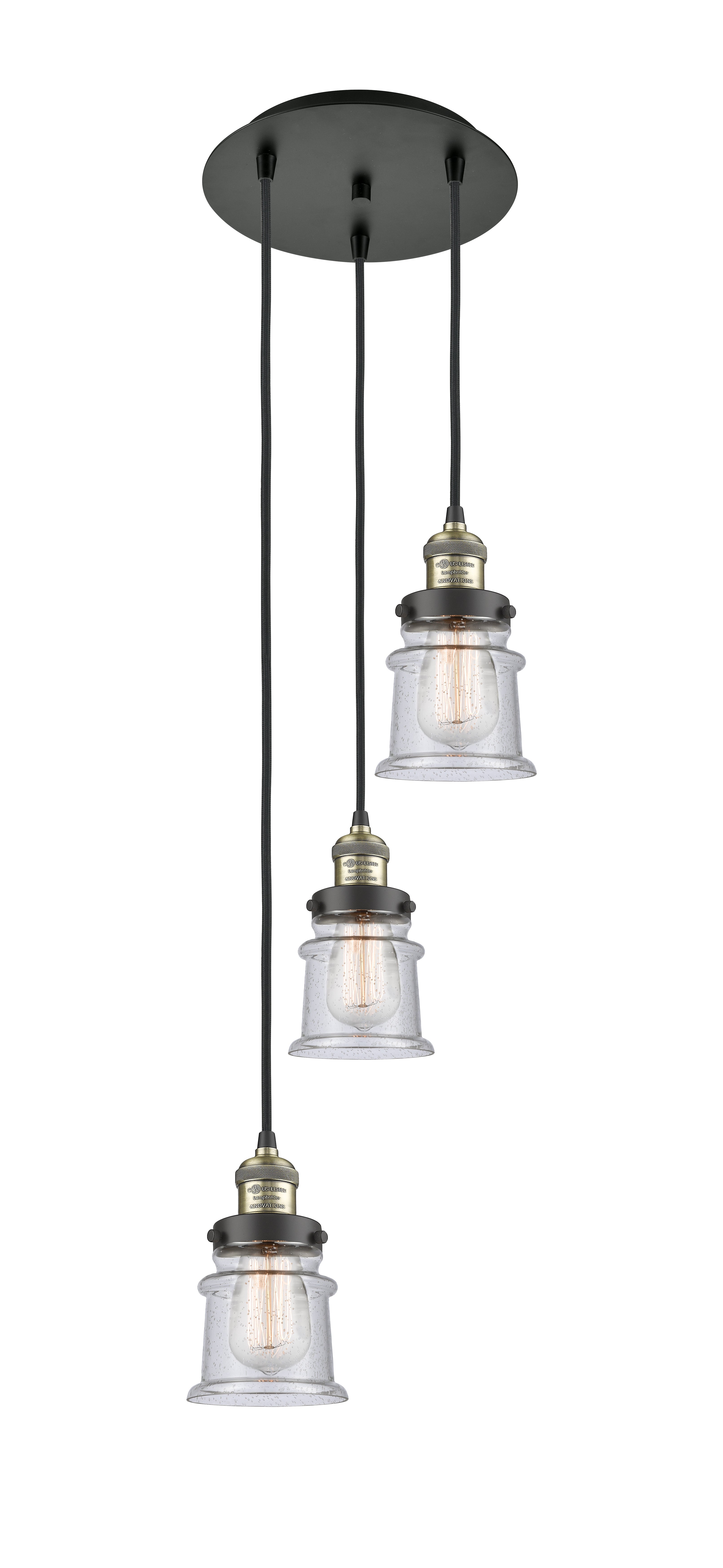 Franklin Restoration Multi Pendant Antique Brass