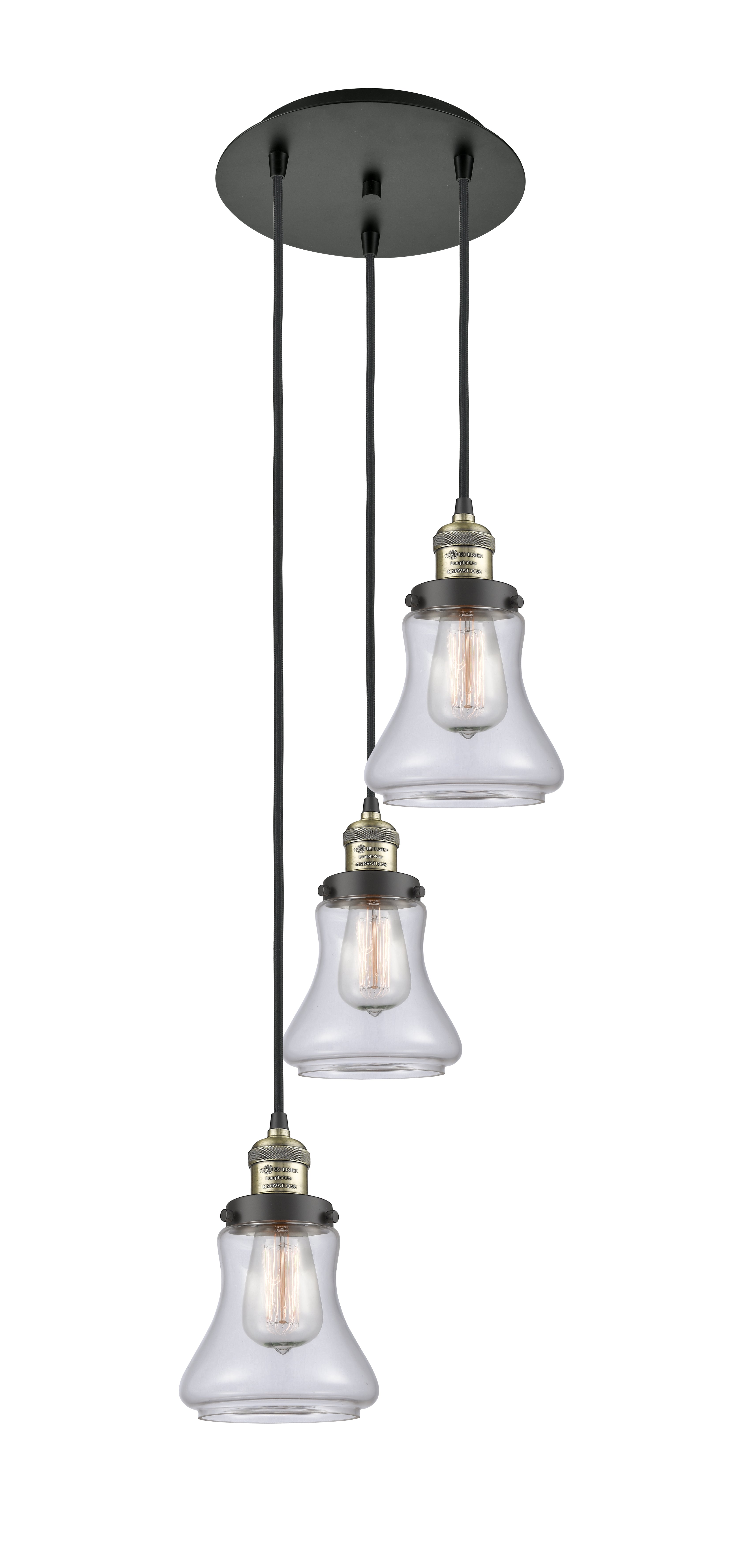 Franklin Restoration Pendant Antique Brass
