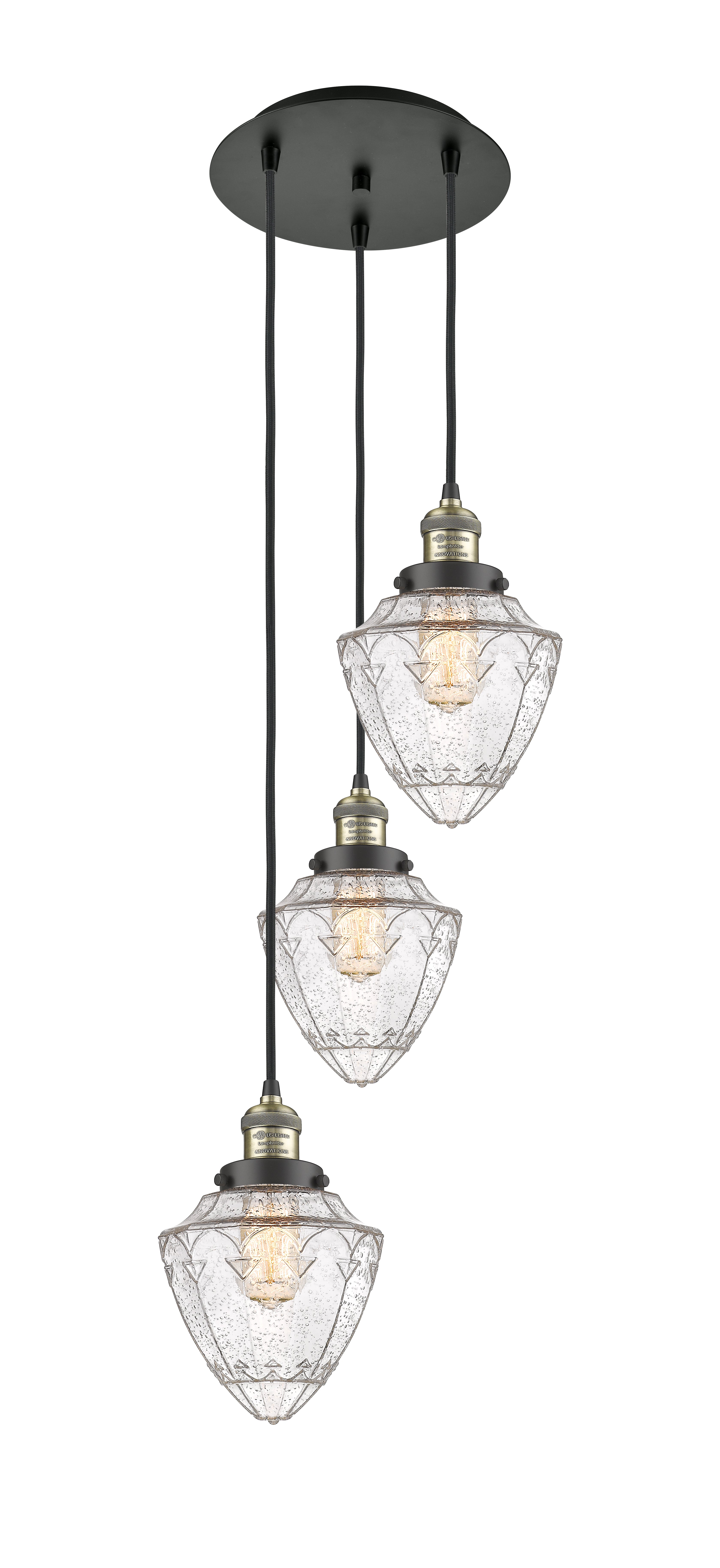 Franklin Restoration Multi Pendant Antique Brass