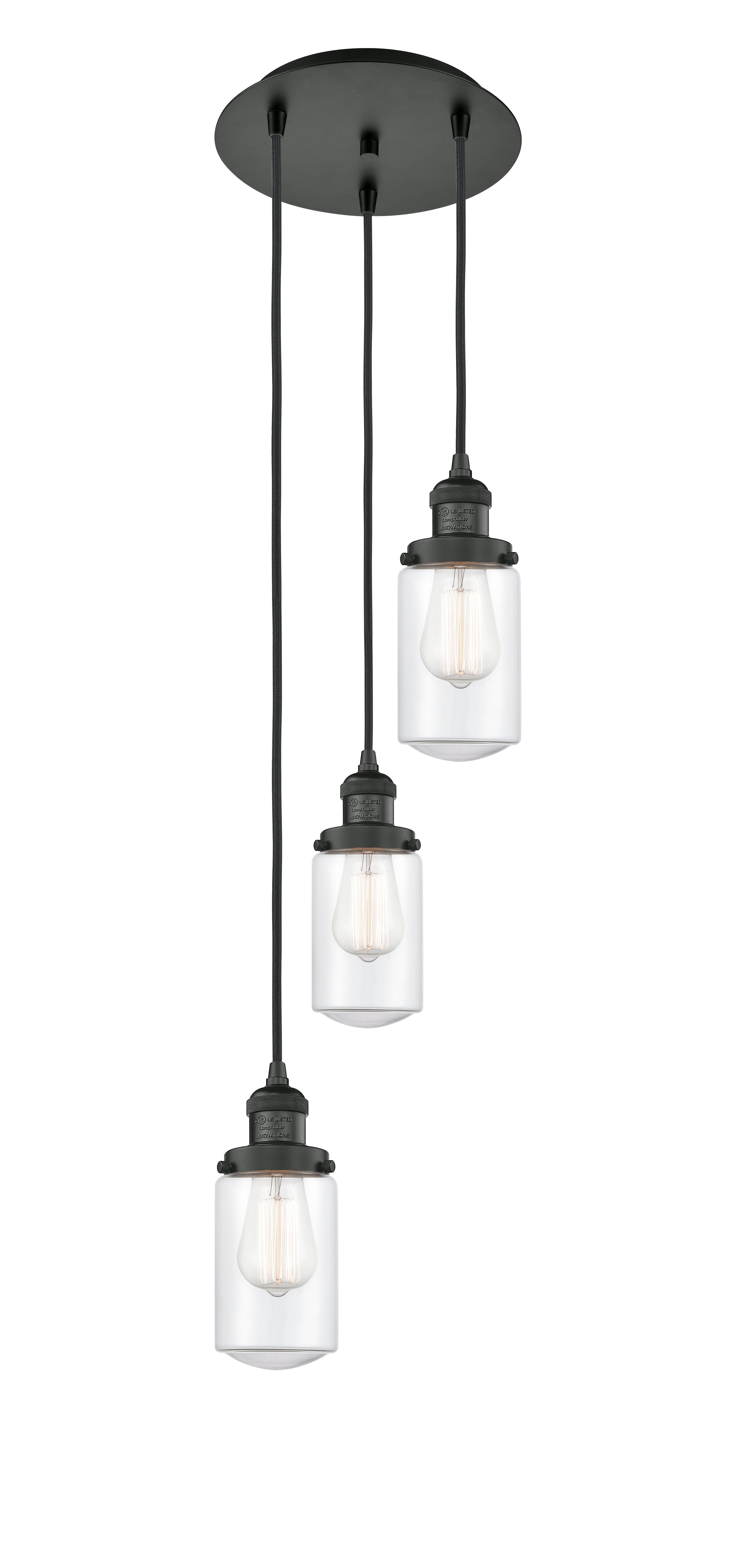 Franklin Restoration Multi Pendant Cast Brass