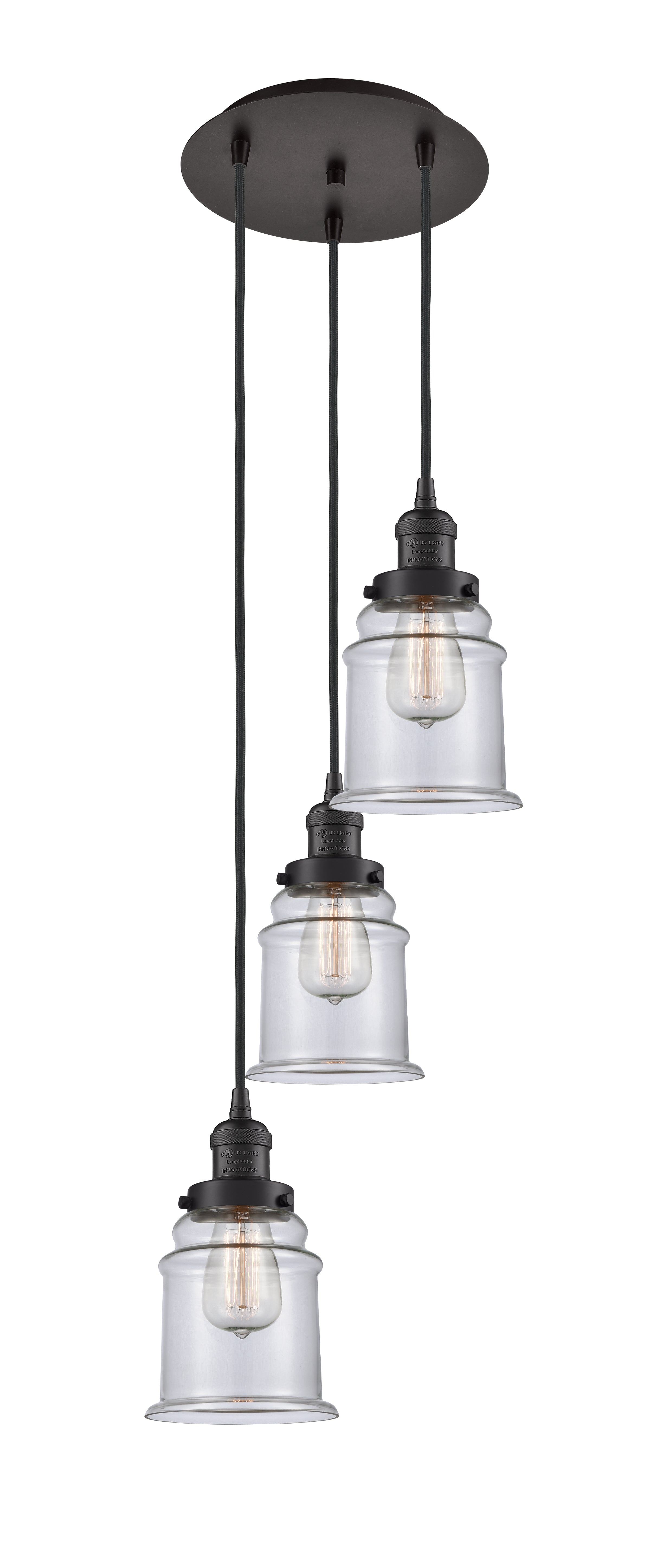 Franklin Restoration Multi Pendant Antique Brass
