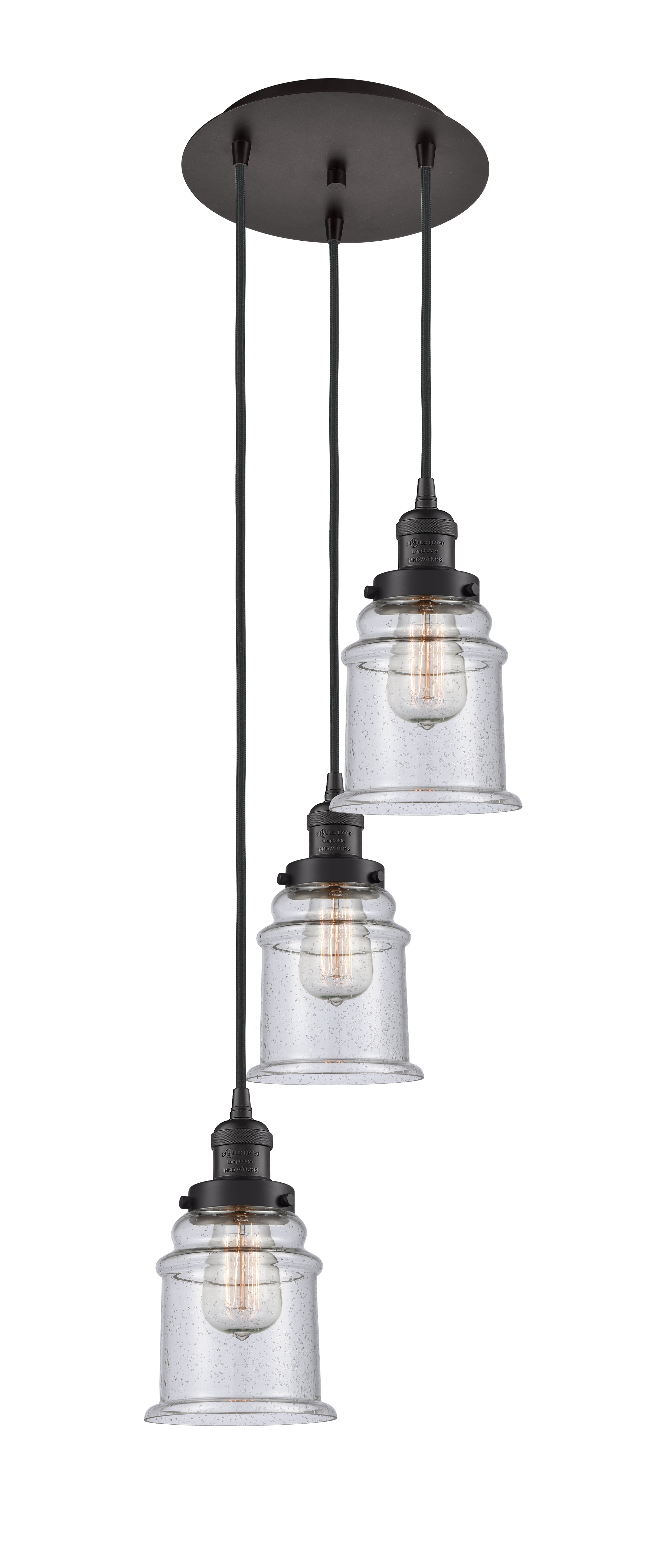 Franklin Restoration Multi Pendant Antique Brass