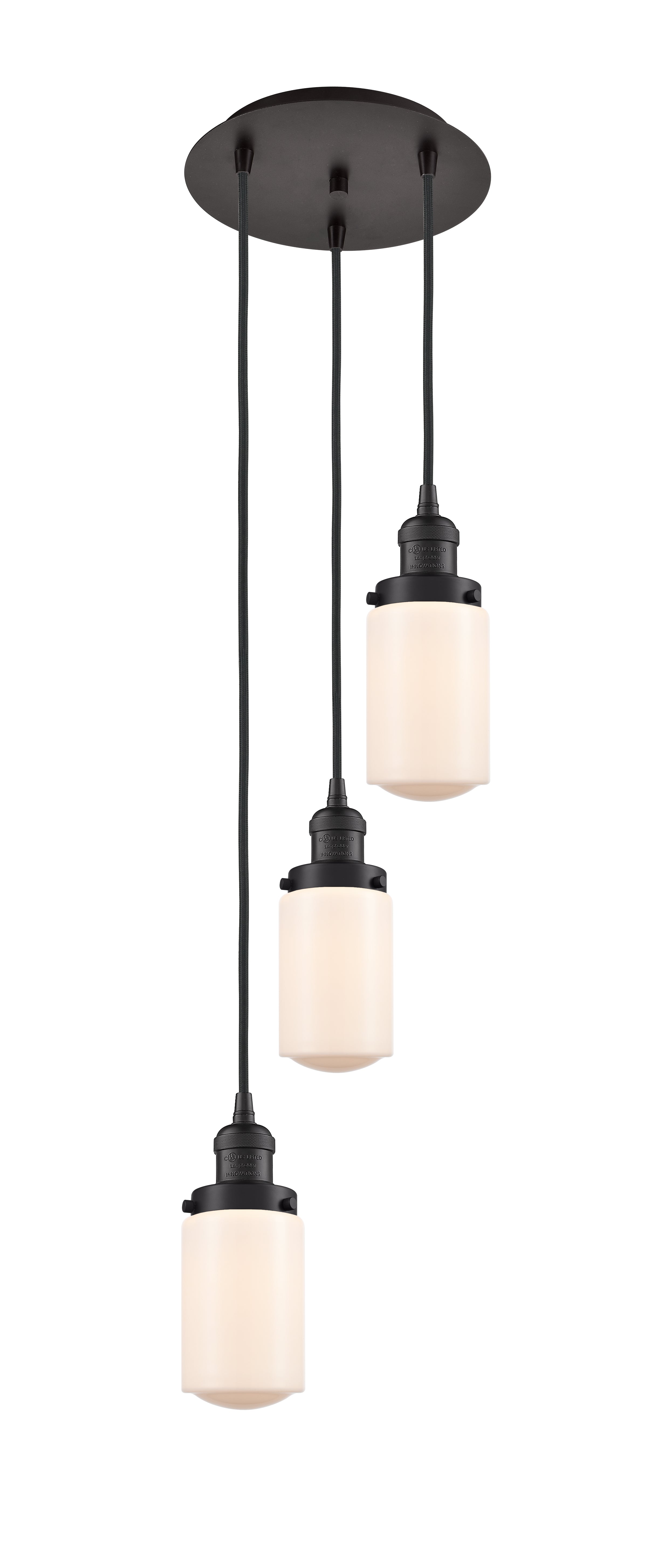 Franklin Restoration Multi Pendant Cast Brass