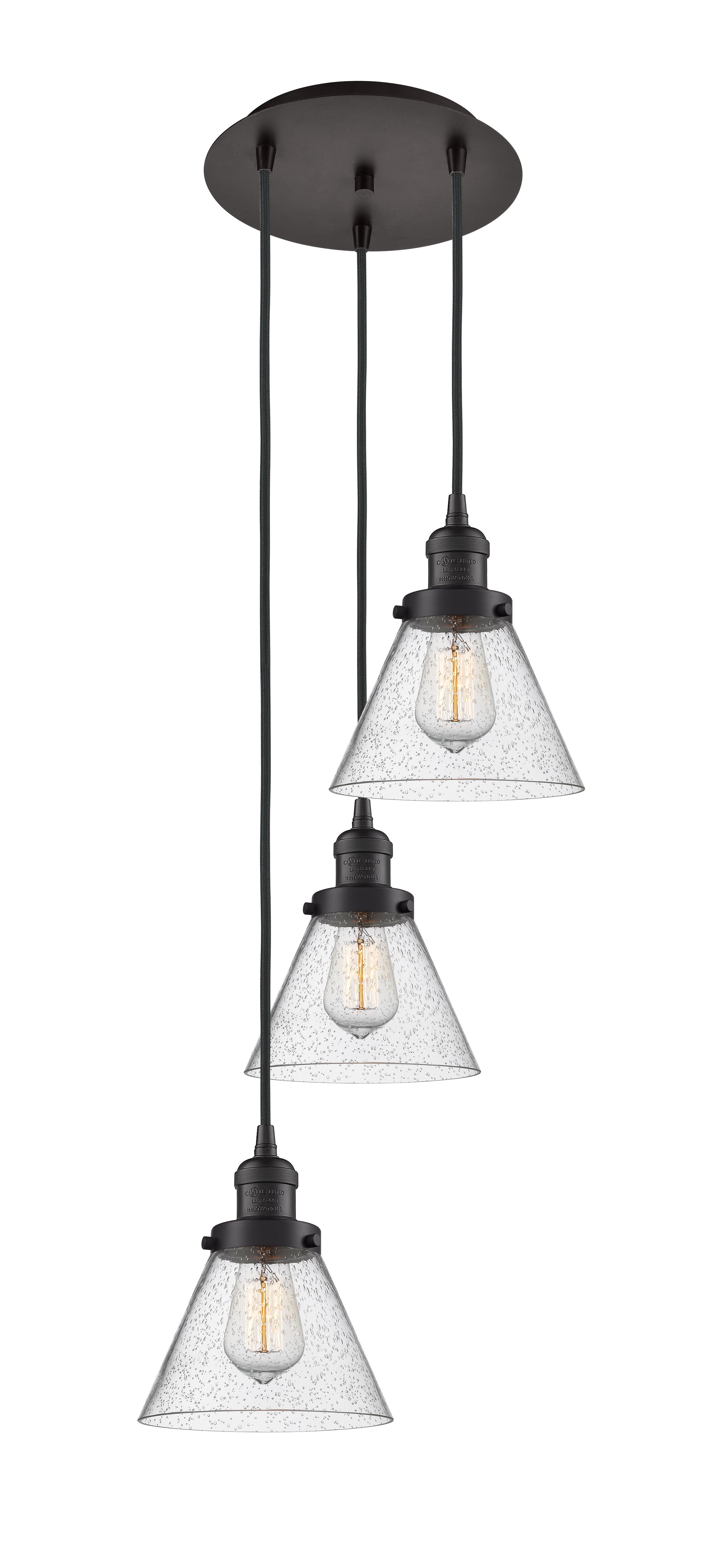 Franklin Restoration Multi Pendant Antique Brass