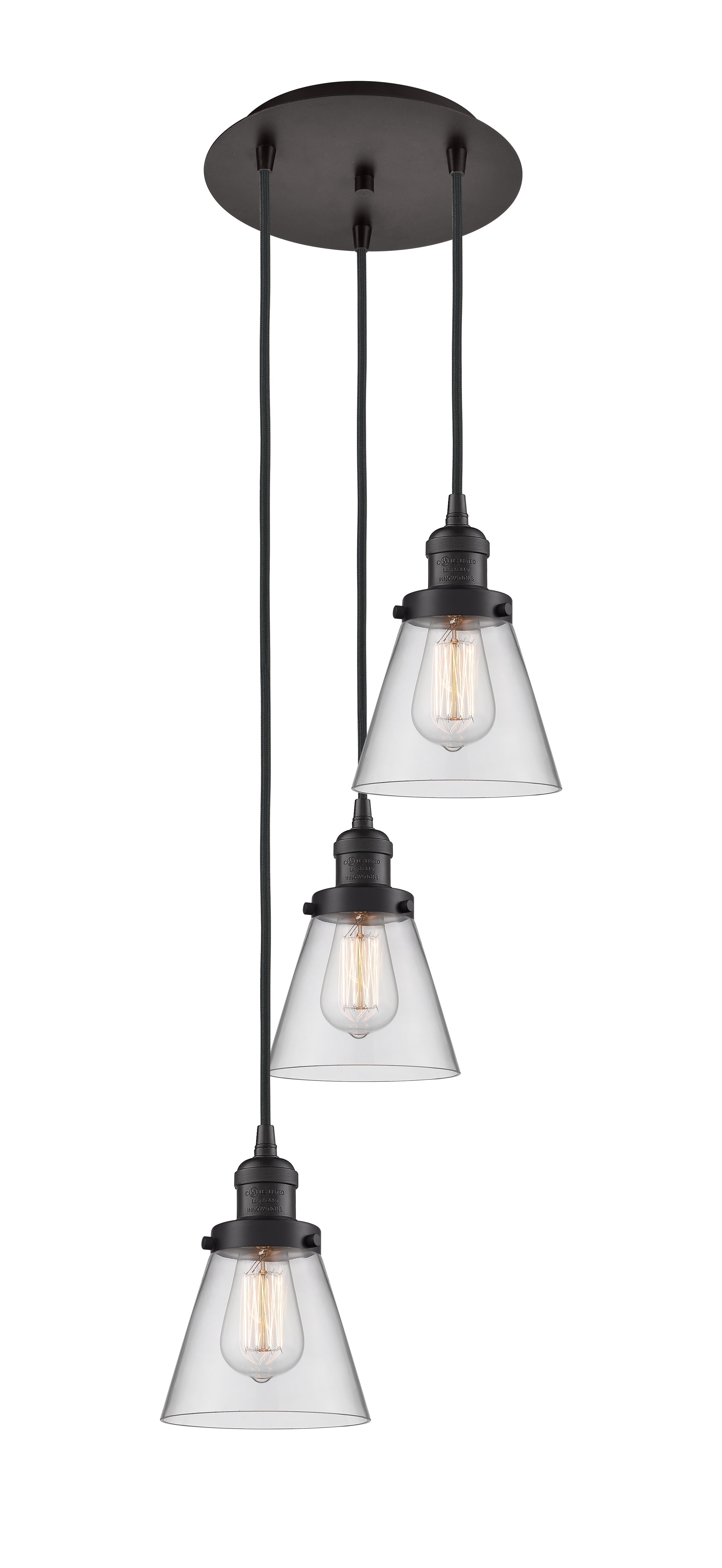 Franklin Restoration Multi Pendant Antique Brass