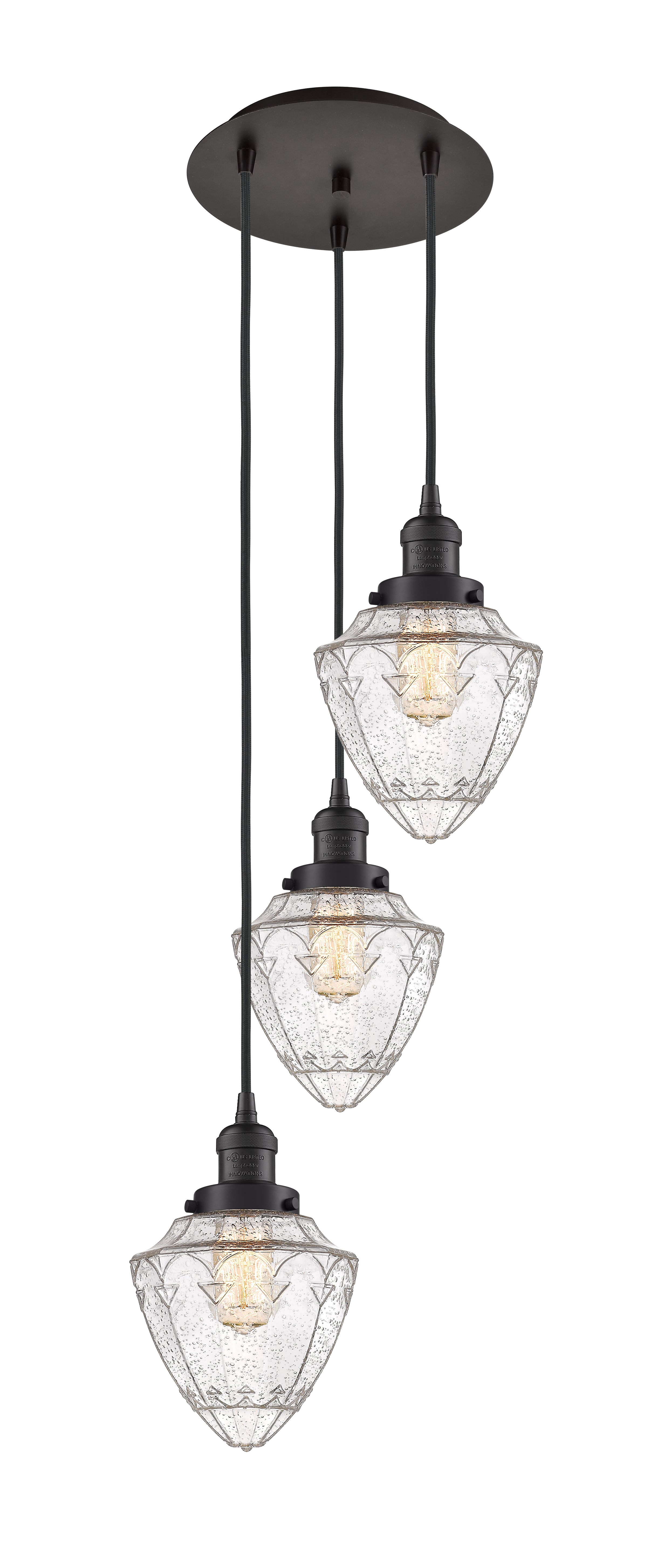 Franklin Restoration Multi Pendant Antique Brass