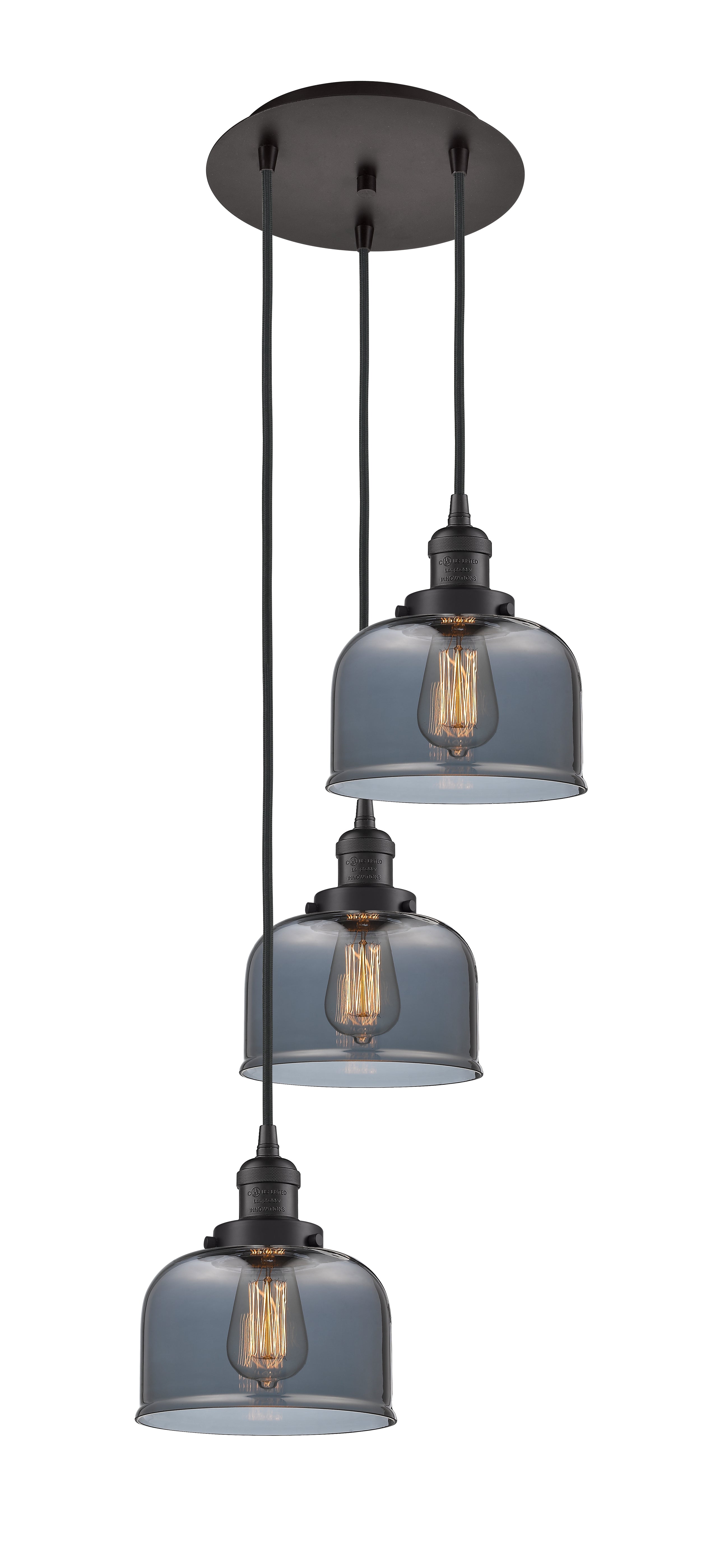 Franklin Restoration Multi Pendant Antique Brass