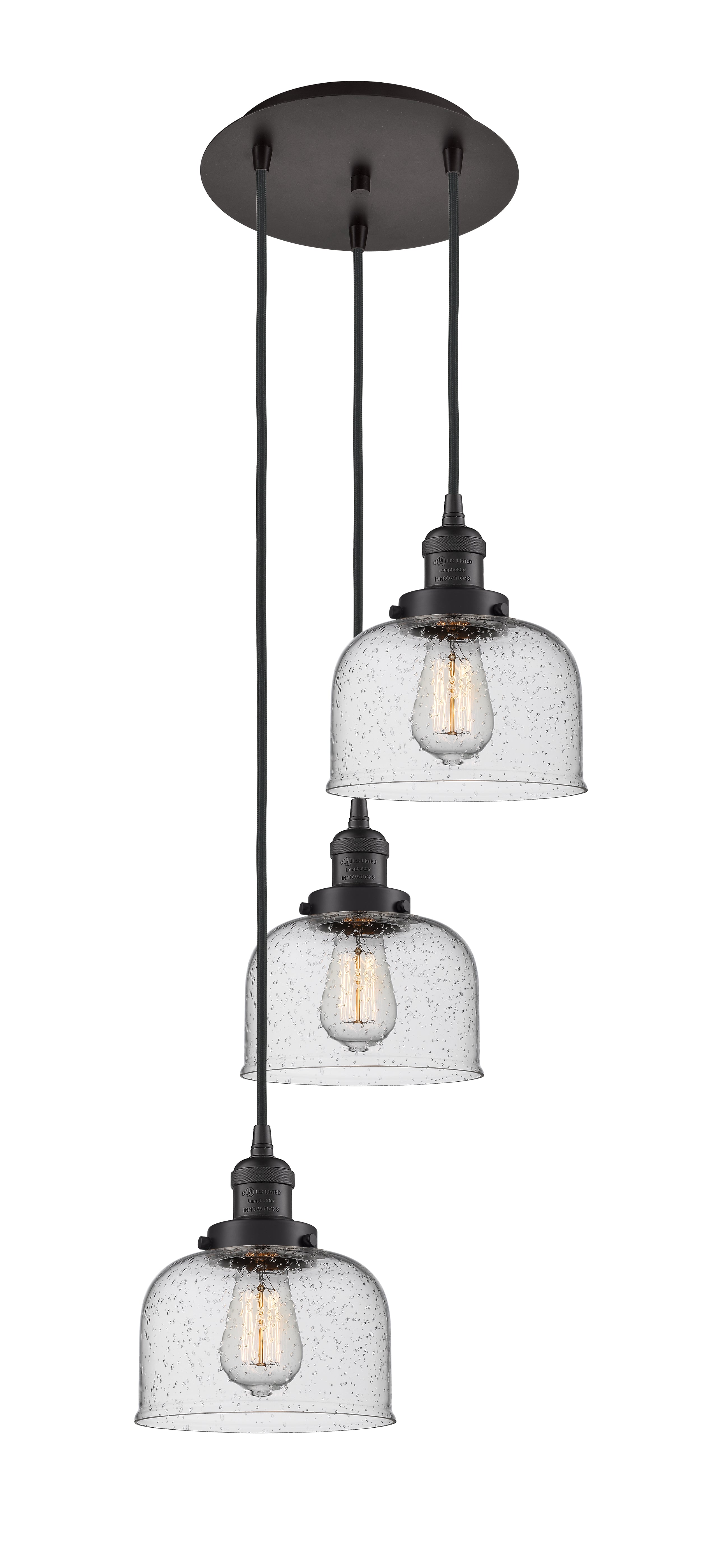 Franklin Restoration Multi Pendant Antique Brass