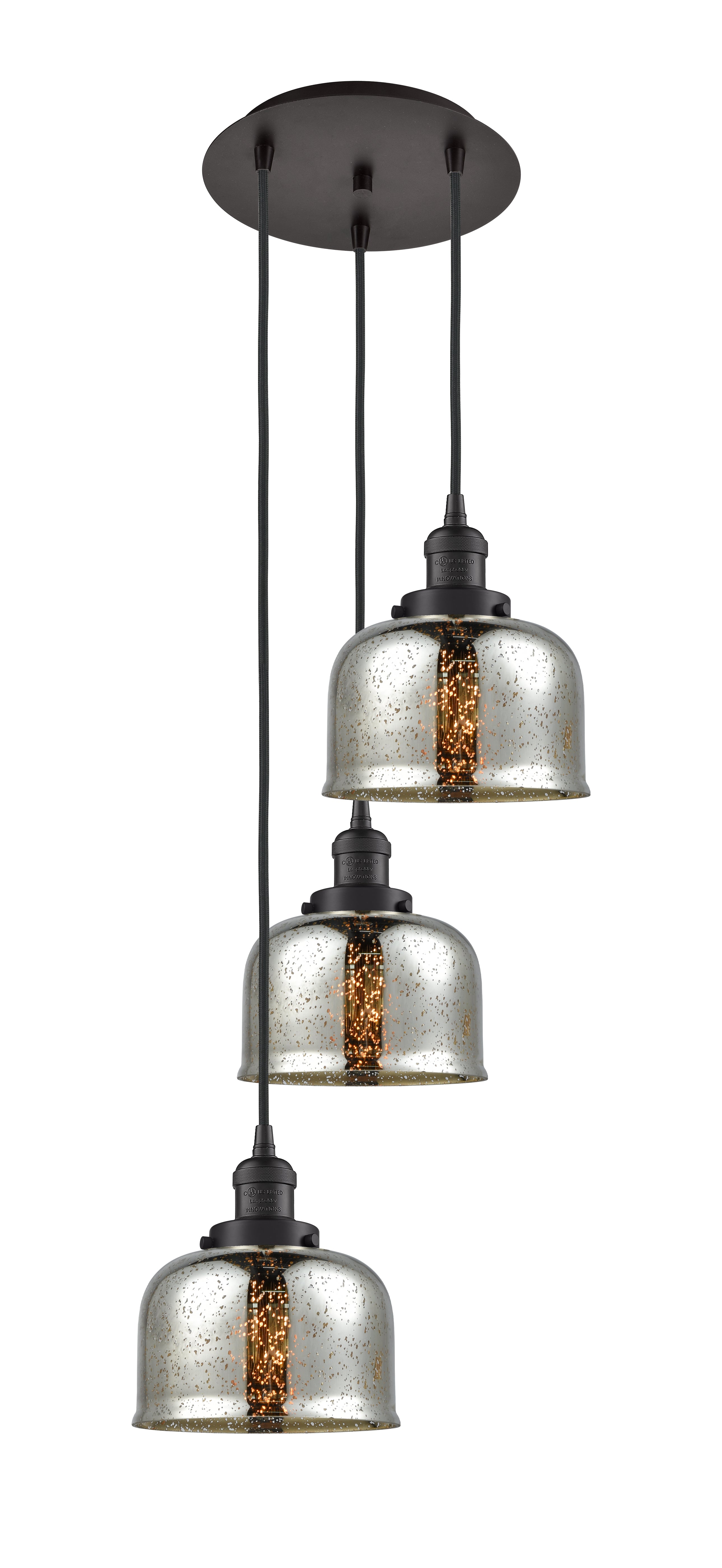 Franklin Restoration Multi Pendant Antique Brass