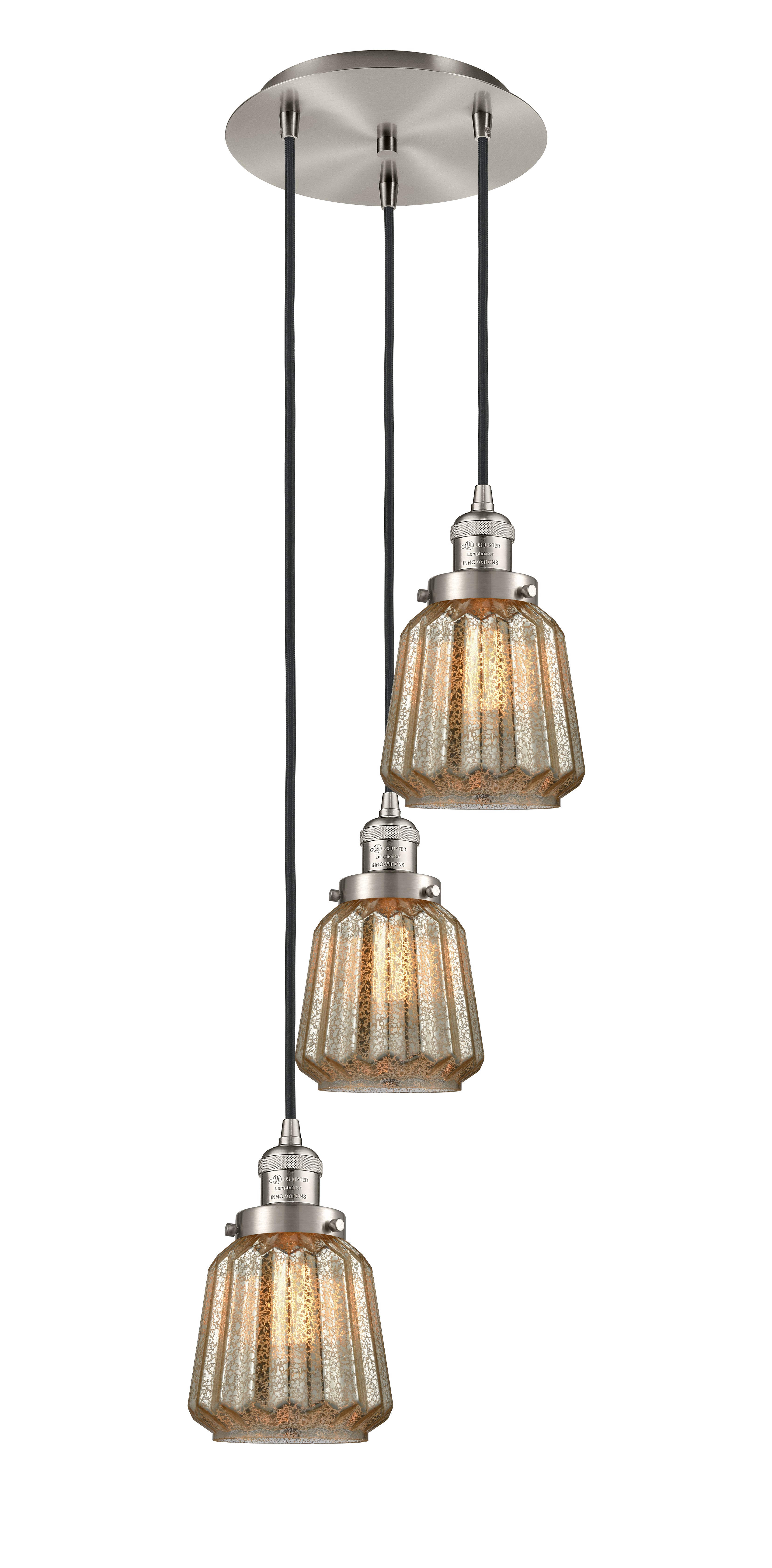 Franklin Restoration Multi Pendant Antique Brass