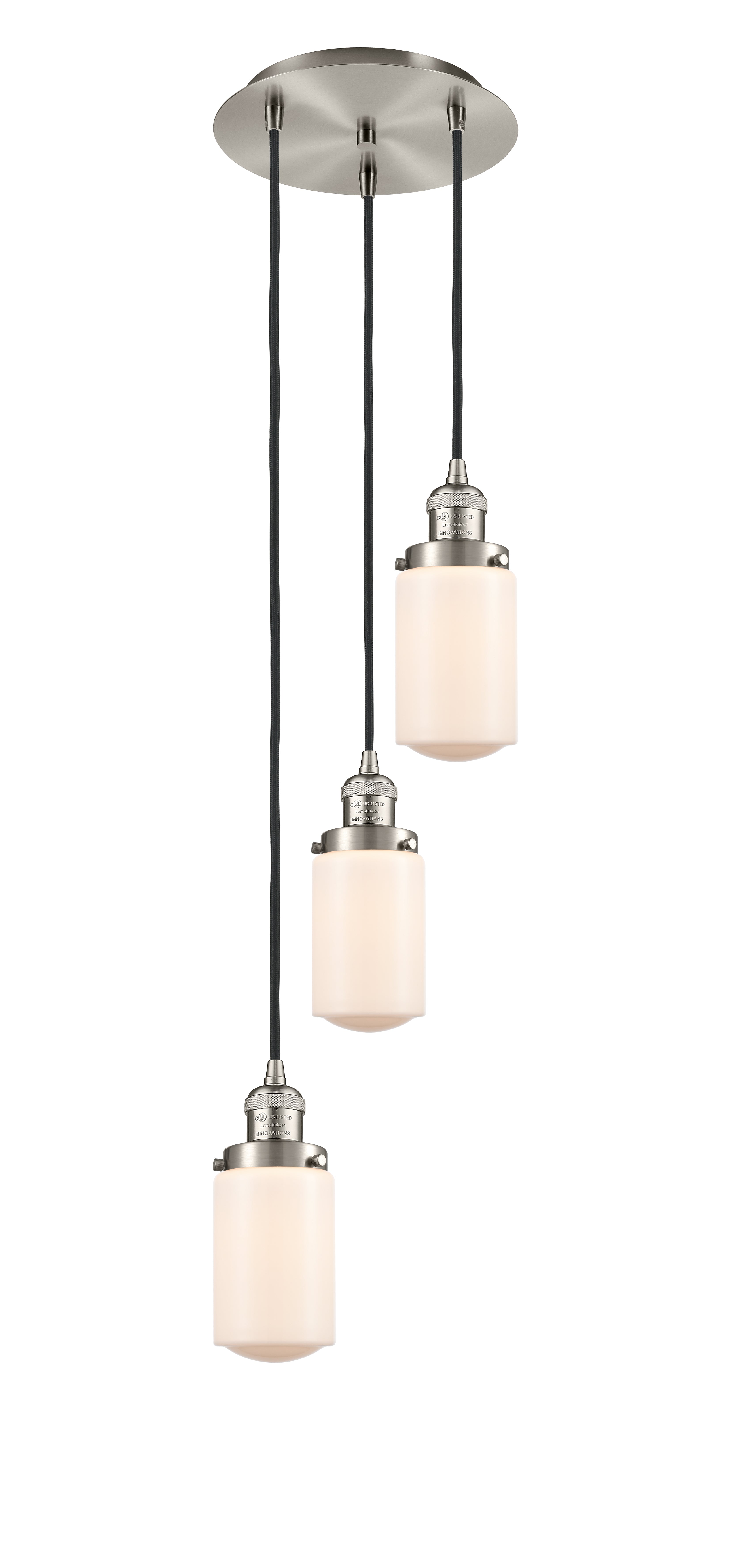 Franklin Restoration Multi Pendant Cast Brass