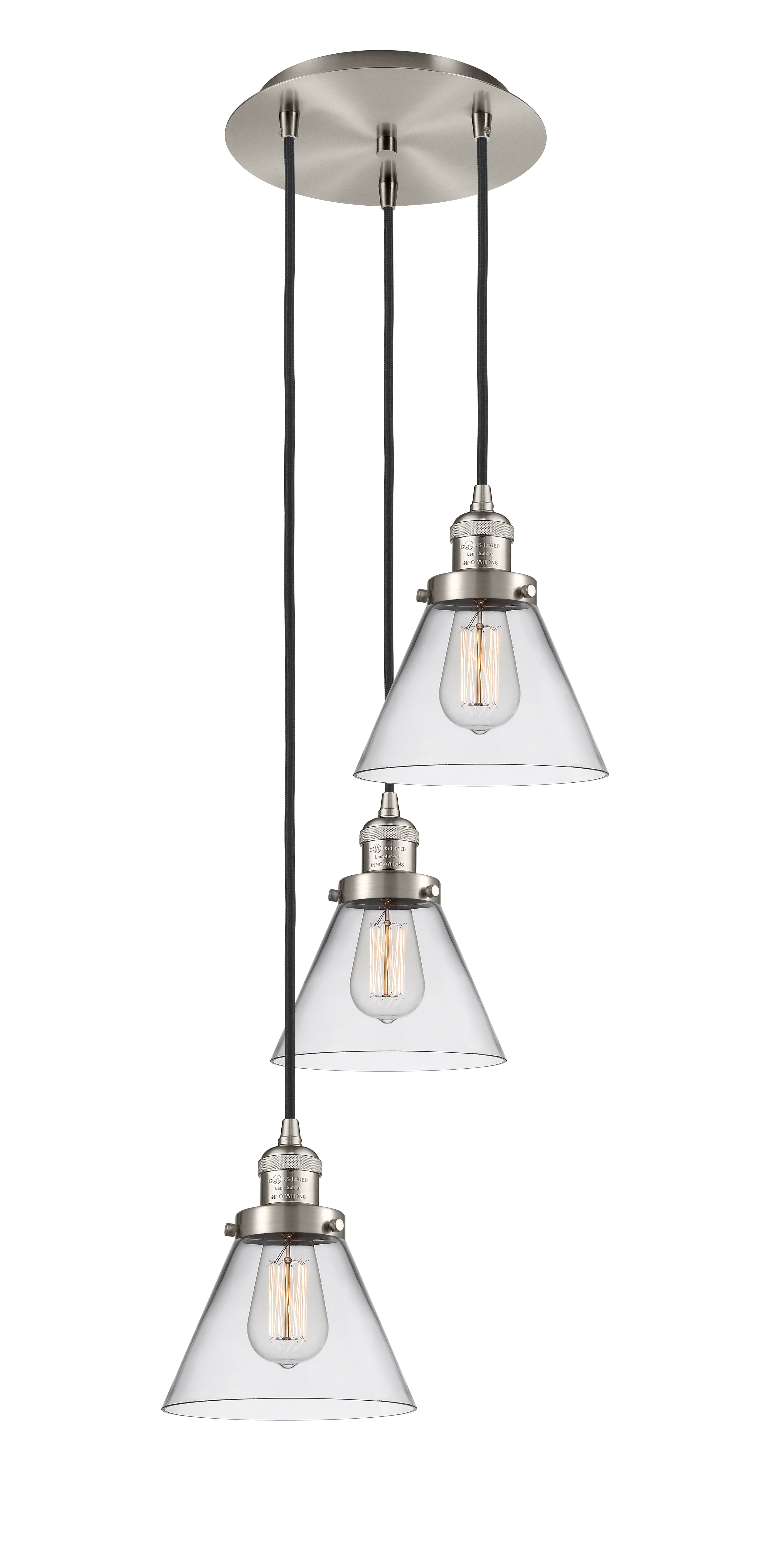 Franklin Restoration Multi Pendant Antique Brass