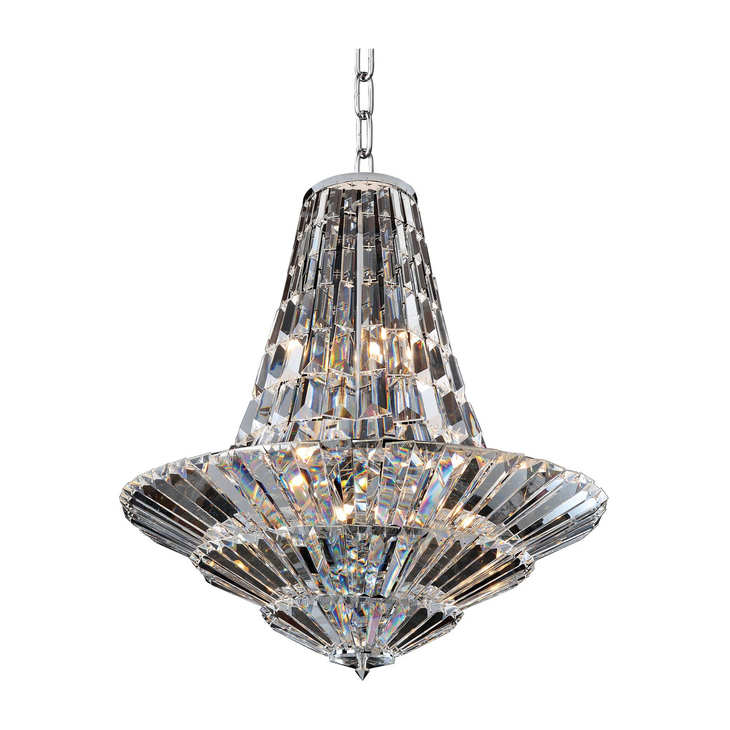 34'' Auletta 18 Light Chrome Chandelier