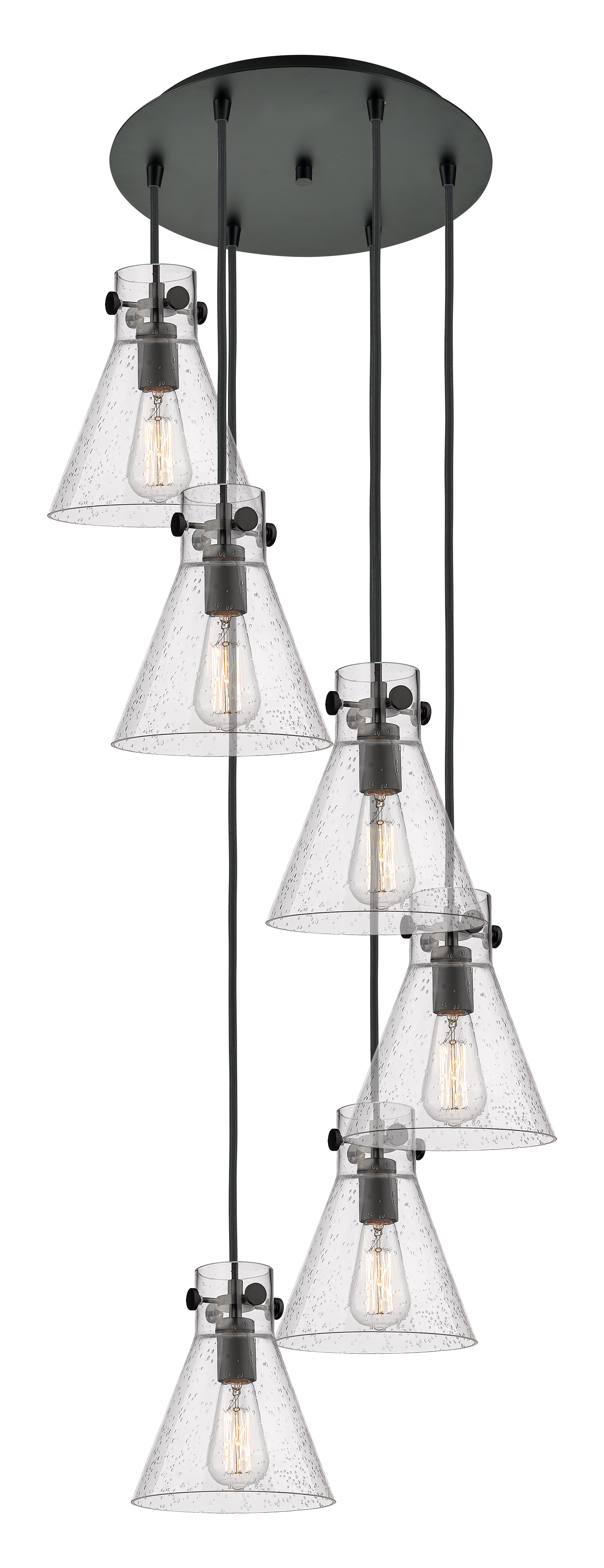 Downtown Urban Multi Pendant Brass Finish