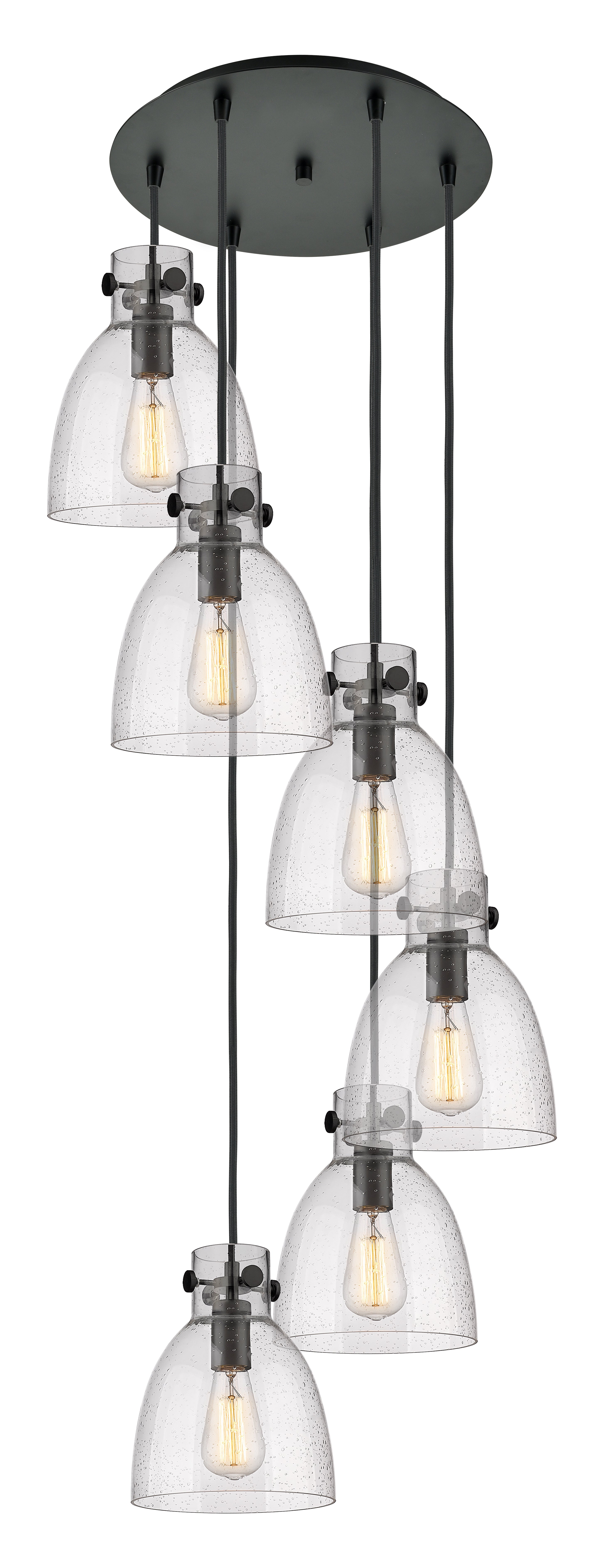 Downtown Urban Multi Pendant Brushed Brass