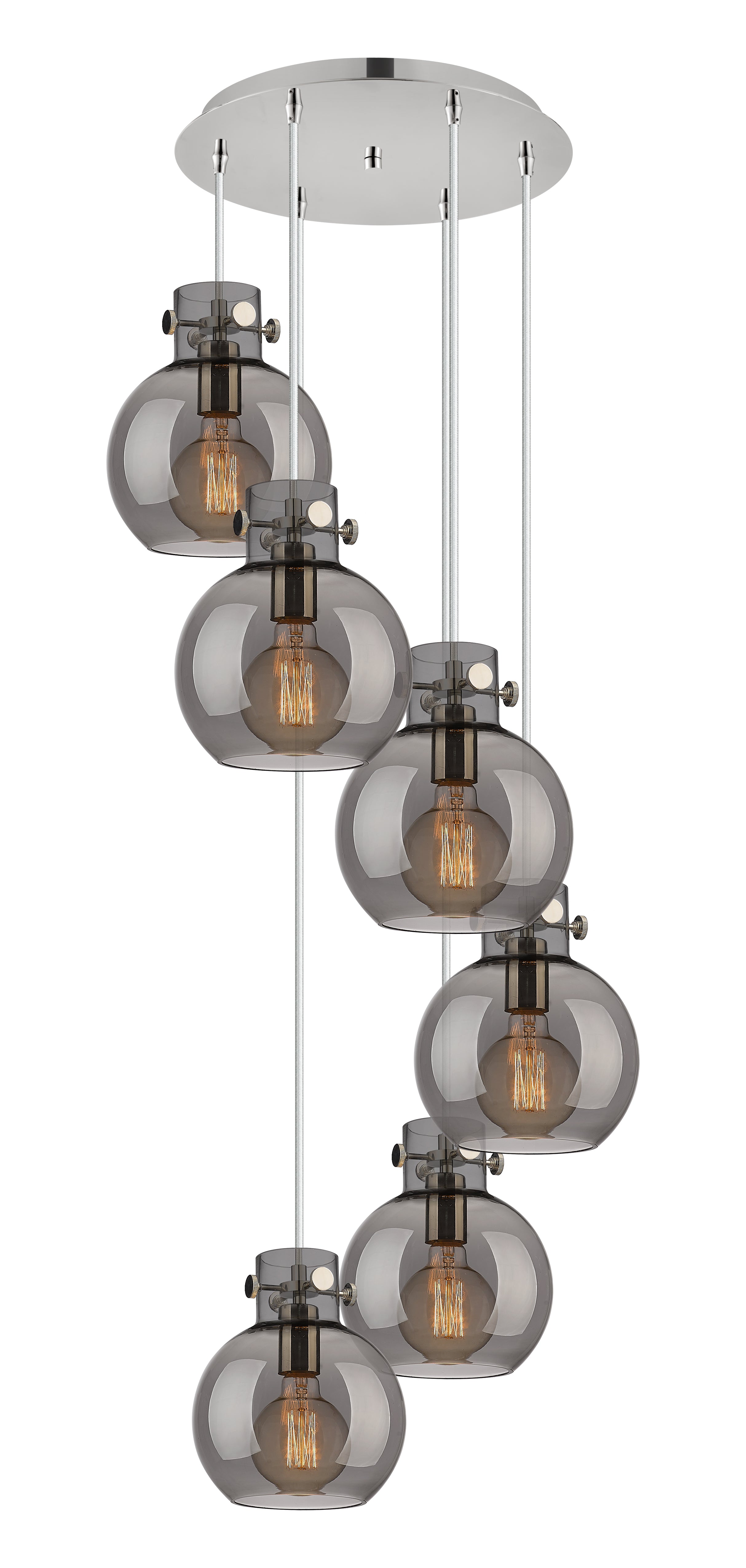 Downtown Urban Multi Pendant Brushed Brass