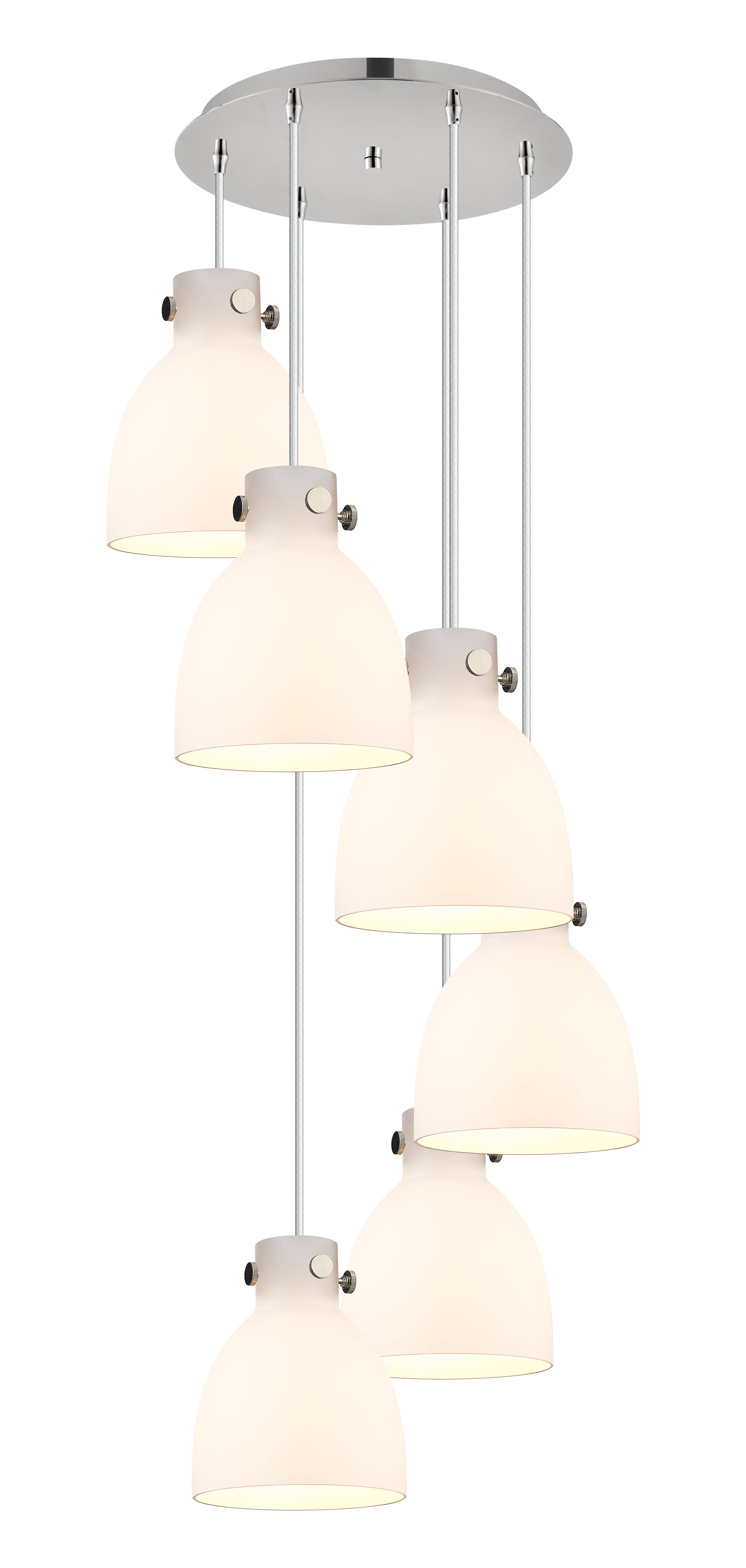 Downtown Urban Multi Pendant Brushed Brass