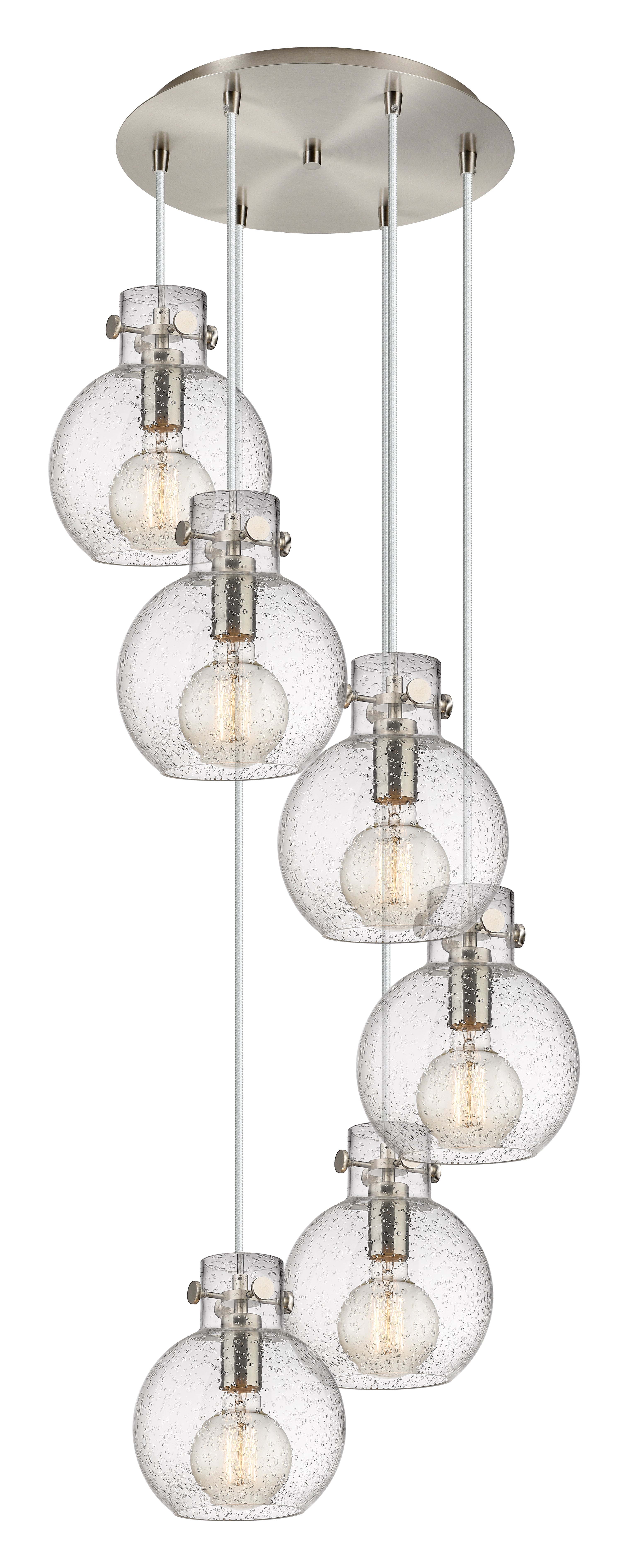 Downtown Urban Multi Pendant Brushed Brass