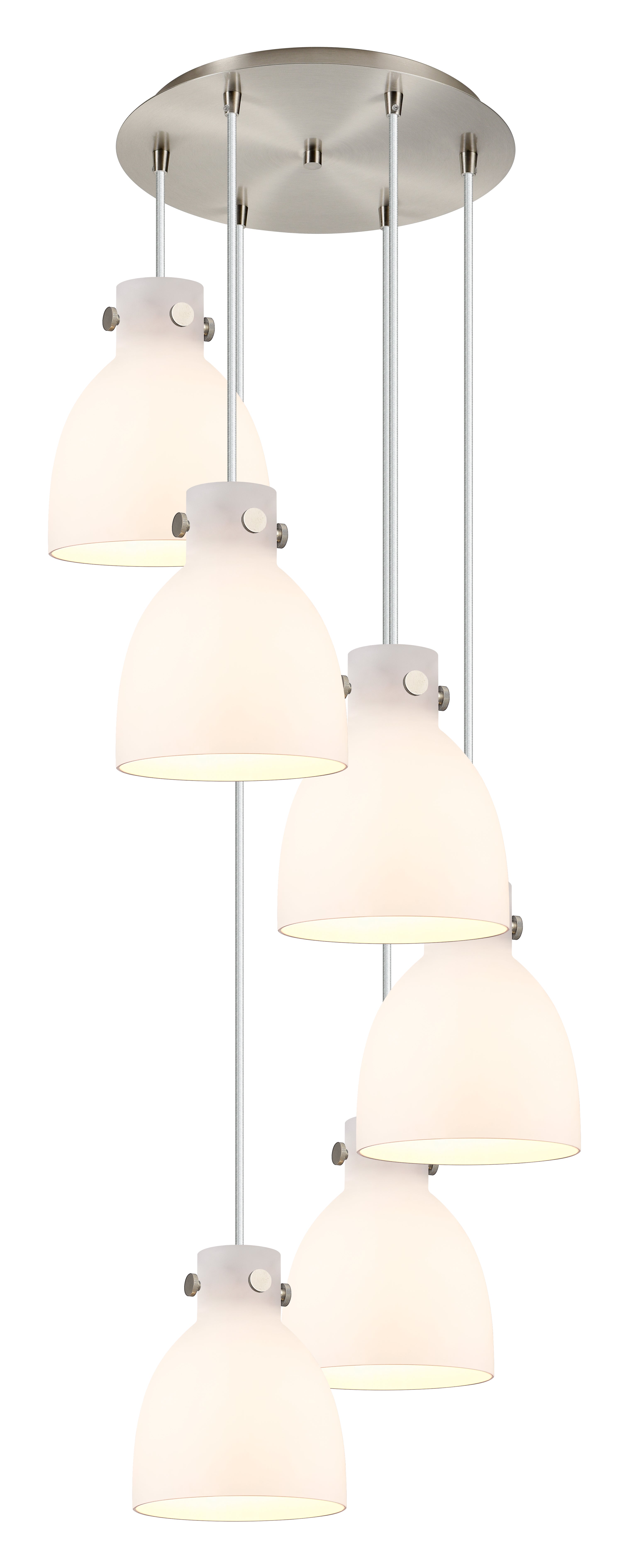 Downtown Urban Multi Pendant Brushed Brass