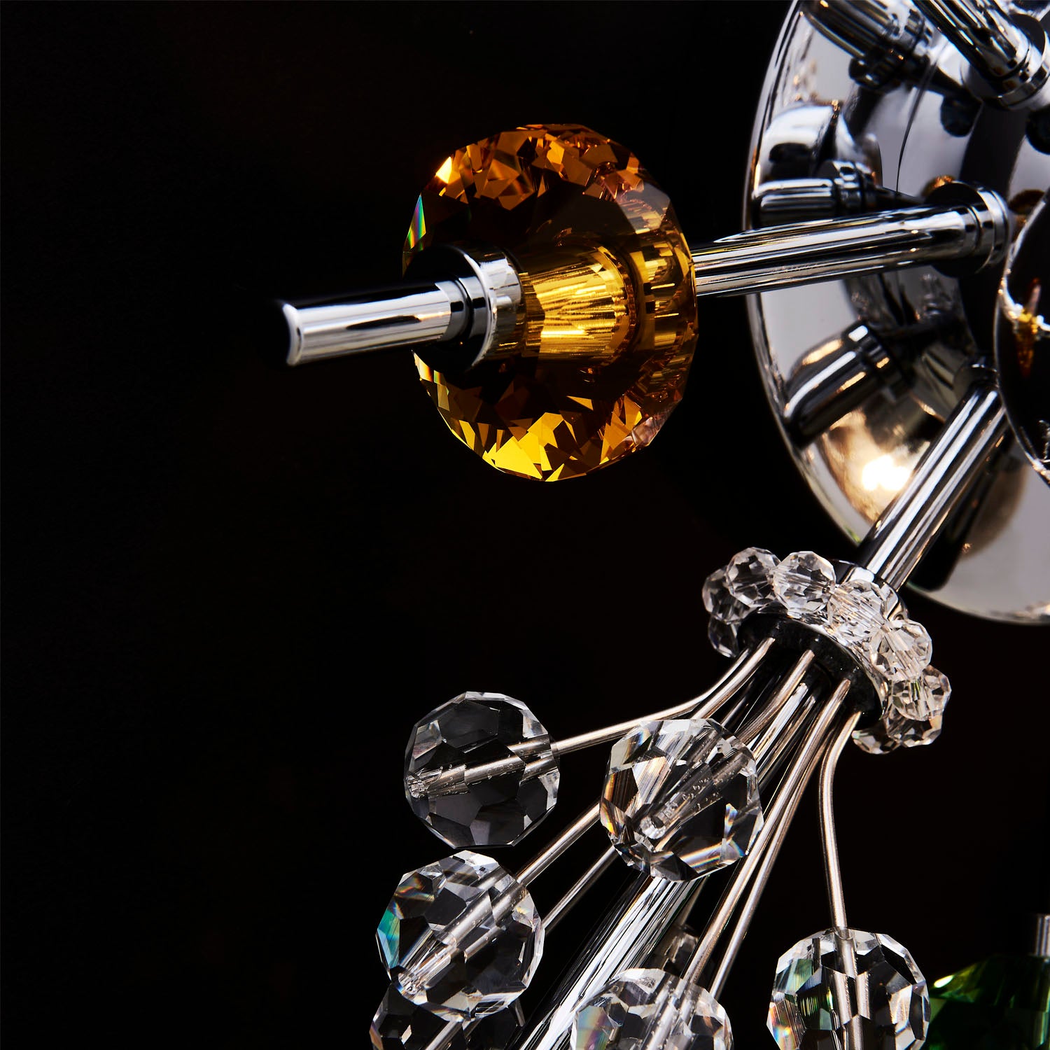 13'' Constellation Colorata 3 Light Chrome Wall Sconce