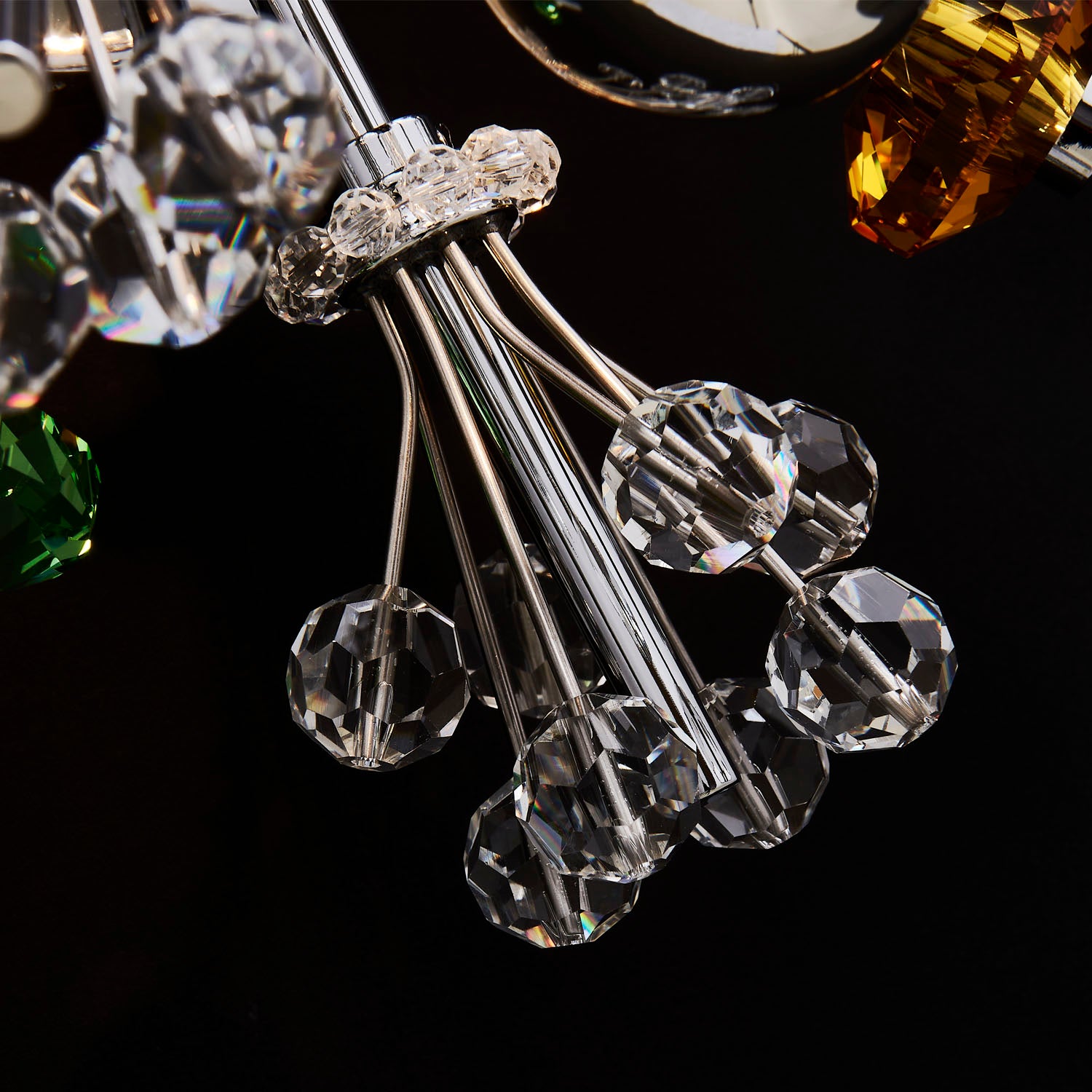 13'' Constellation Colorata 3 Light Chrome Wall Sconce
