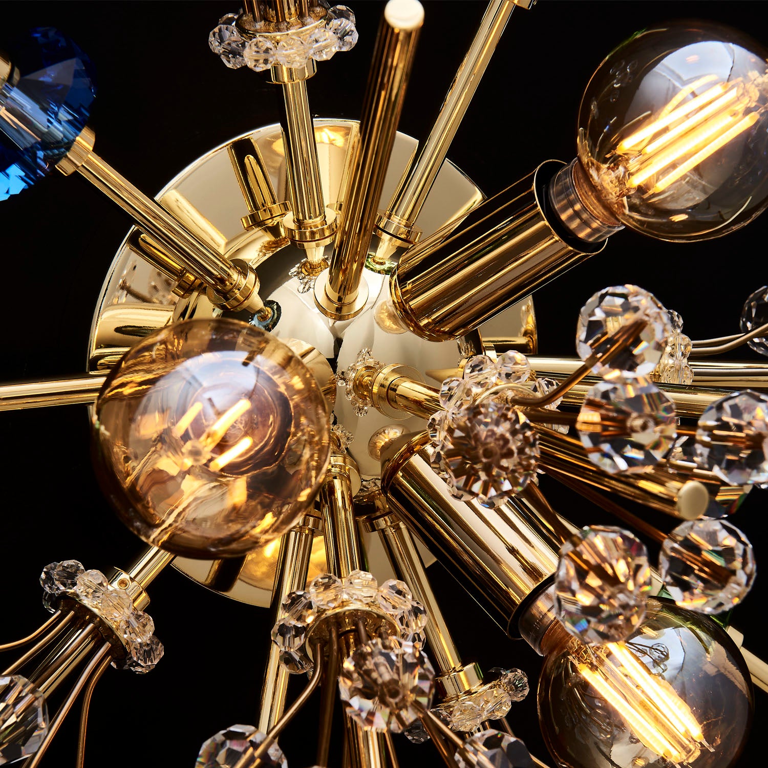 13'' Constellation Colorata 3 Light 18k Gold Wall Sconce