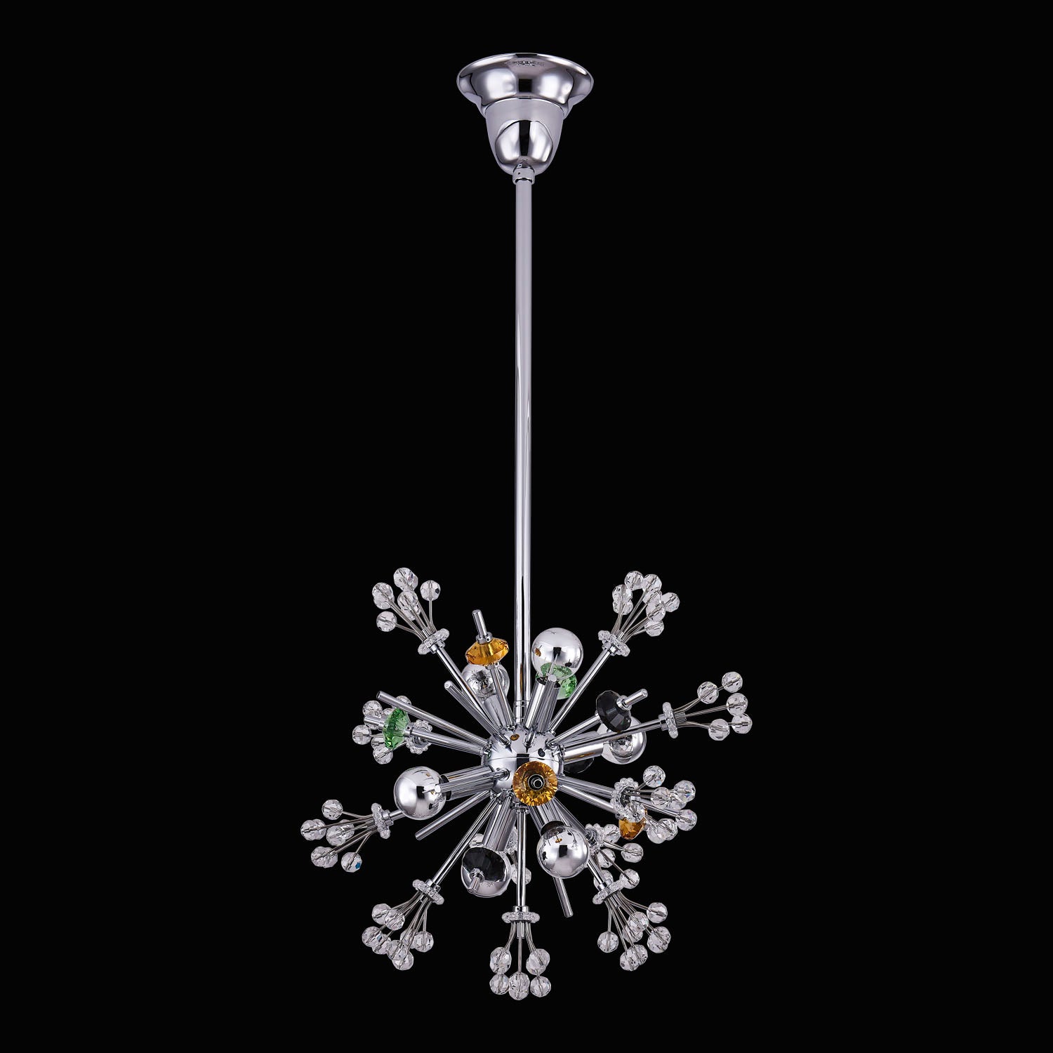 13'' Constellation Colorata 6 Light Chrome Pendant