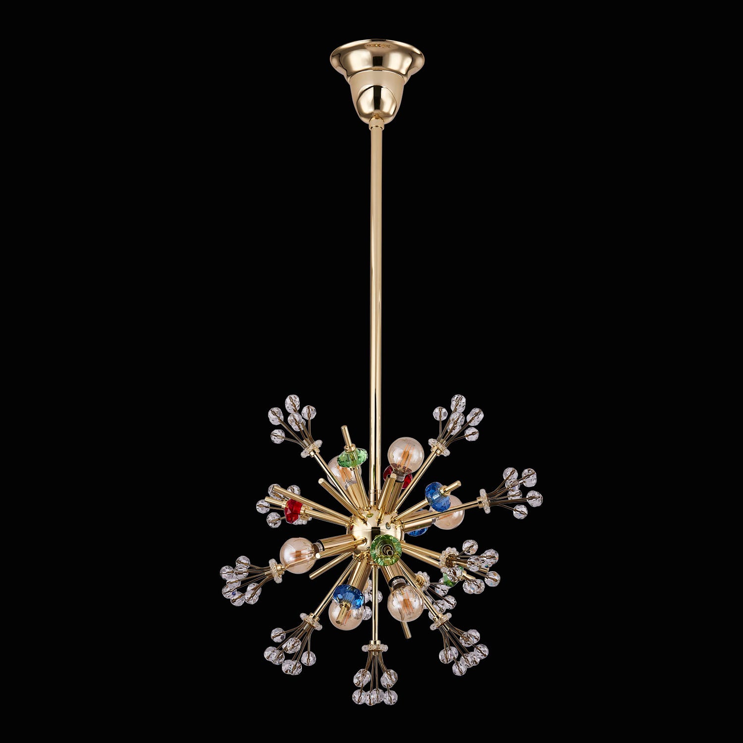 13'' Constellation Colorata 6 Light 18k Gold Pendant