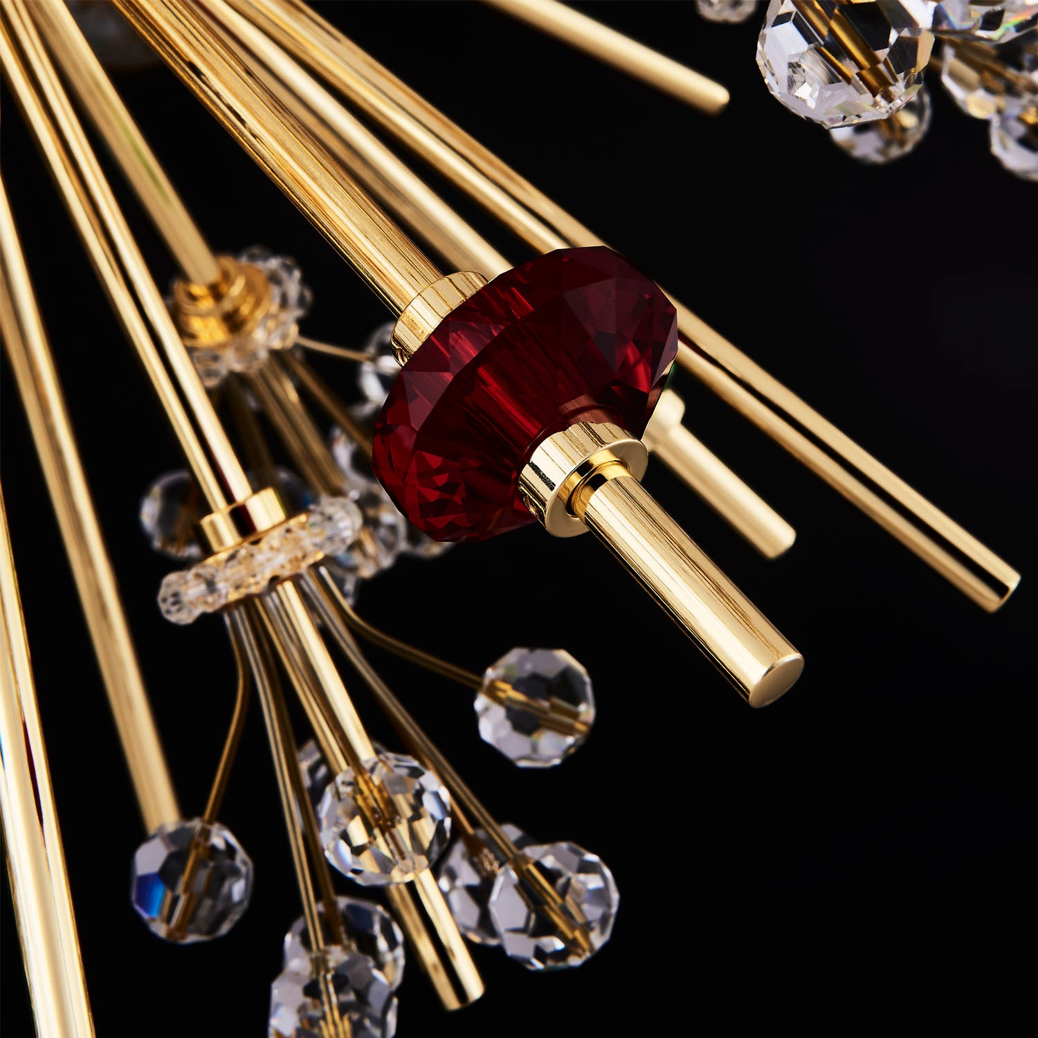 19'' Constellation Colorata 10 Light 18k Gold Pendant