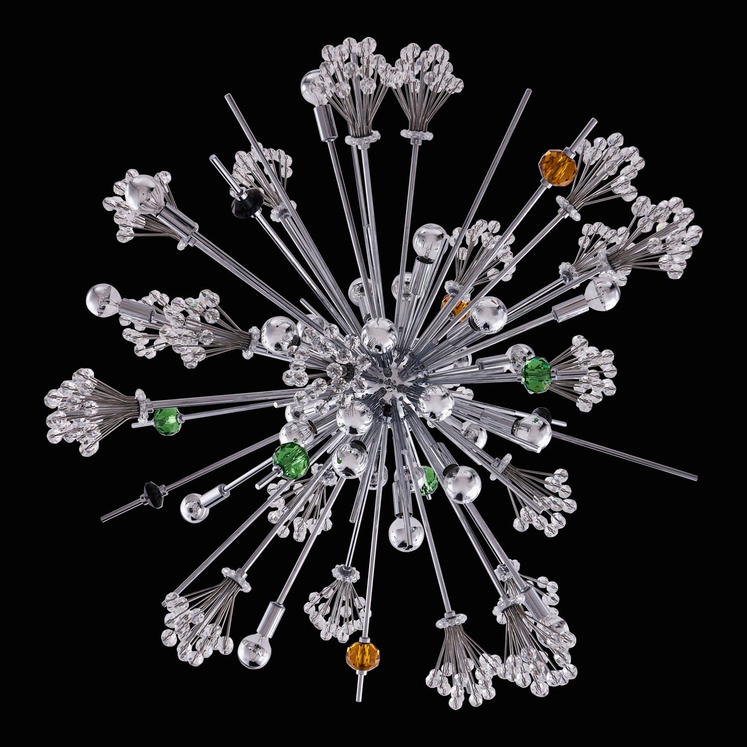 27'' Constellation Colorata 30 Light Chrome Chandelier