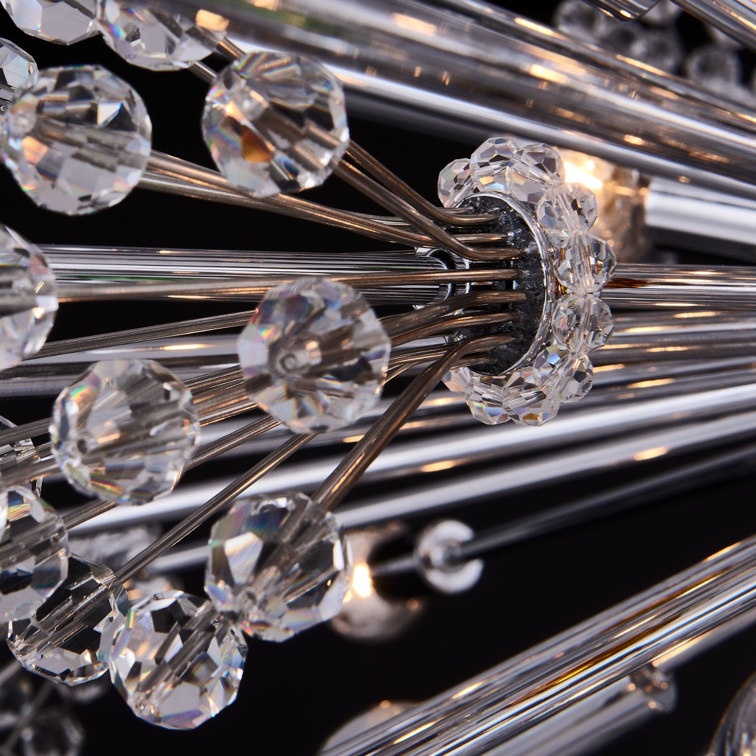 39'' Constellation Colorata 30 Light Chrome Chandelier