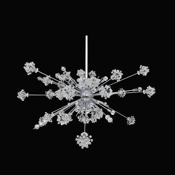 51'' Constellation 46 Light Chrome Chandelier