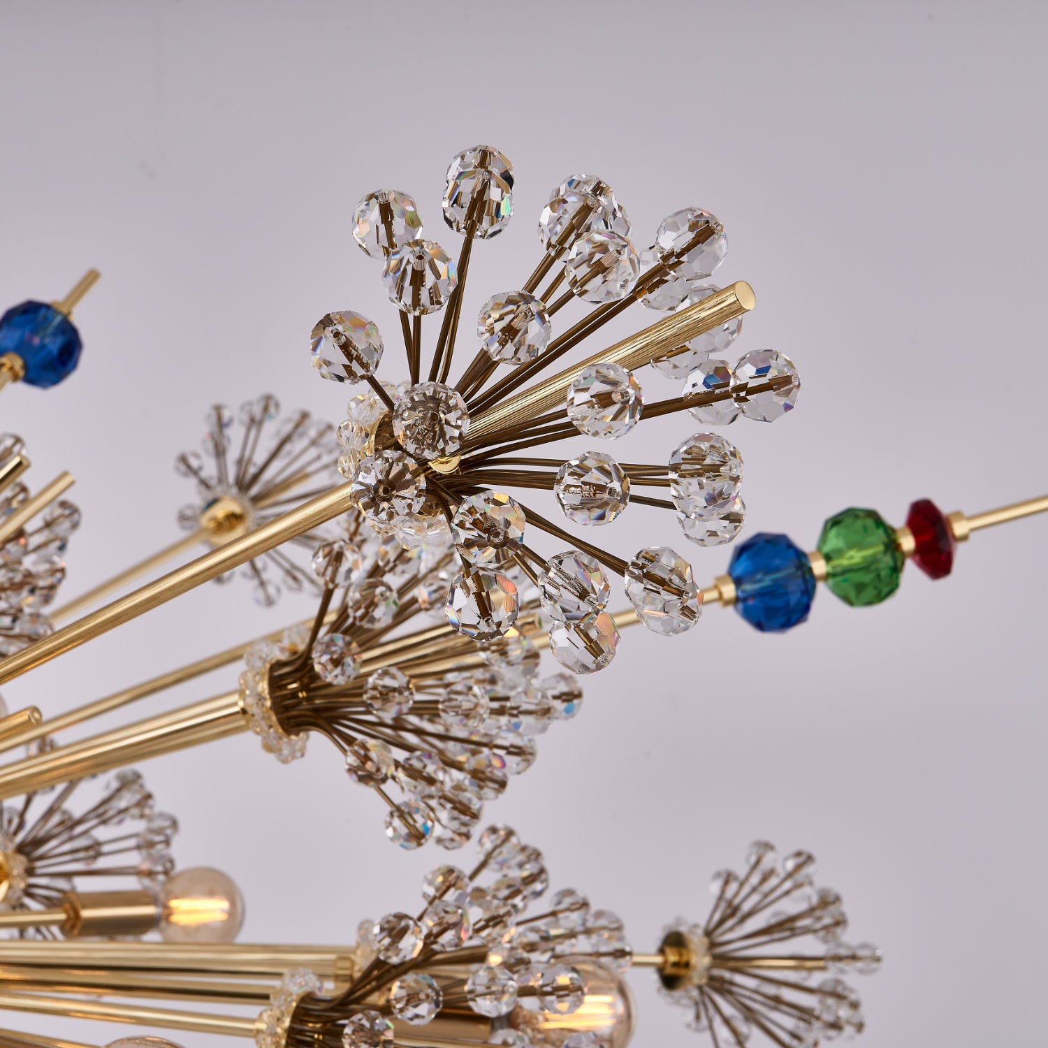 29'' Constellation Colorata 46 Light 18k Gold Chandelier