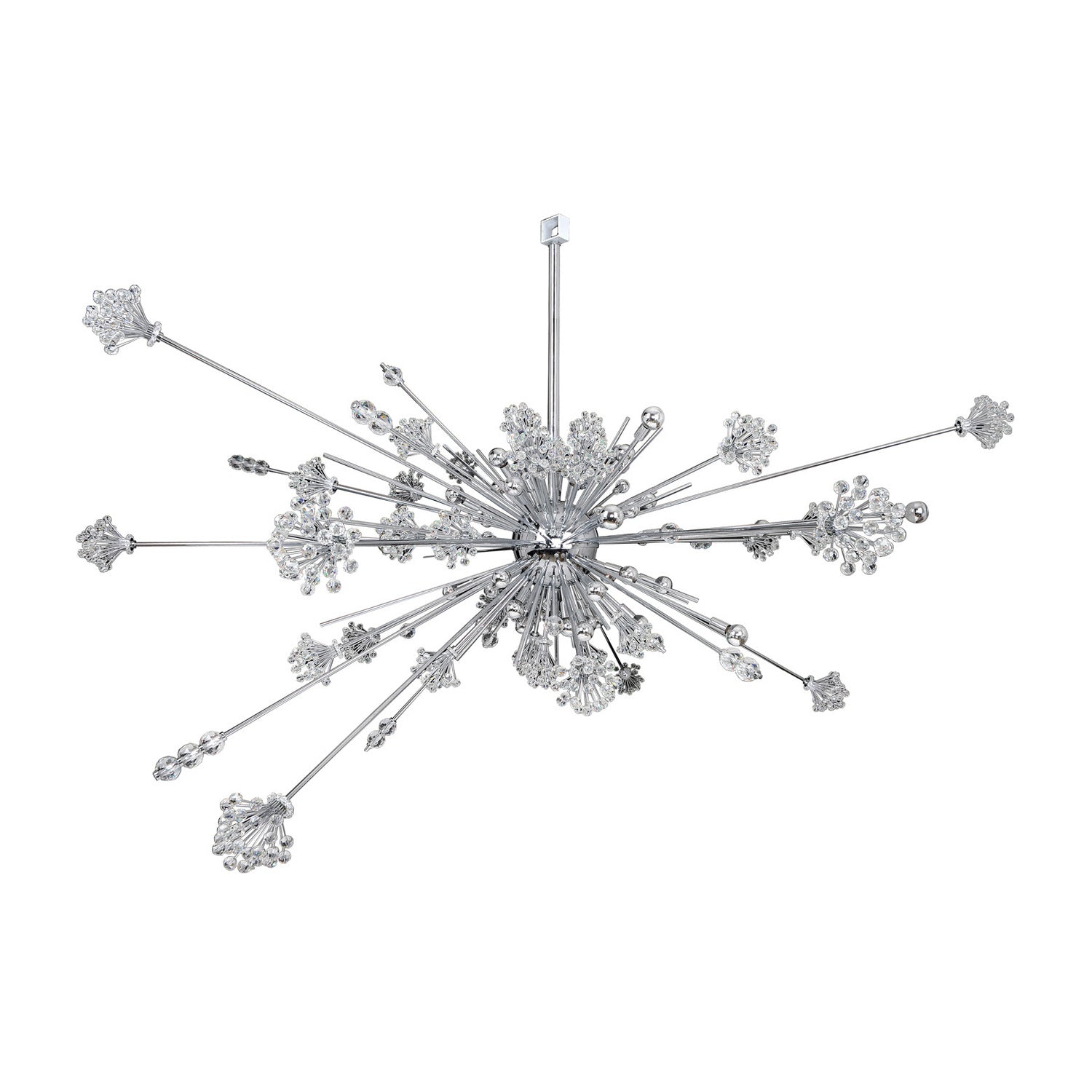 70'' Constellation 46 Light Chrome Chandelier