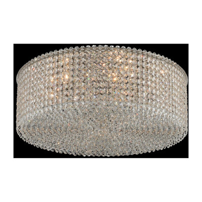8'' Milieu Metro 8 Light Chrome Flush Mount