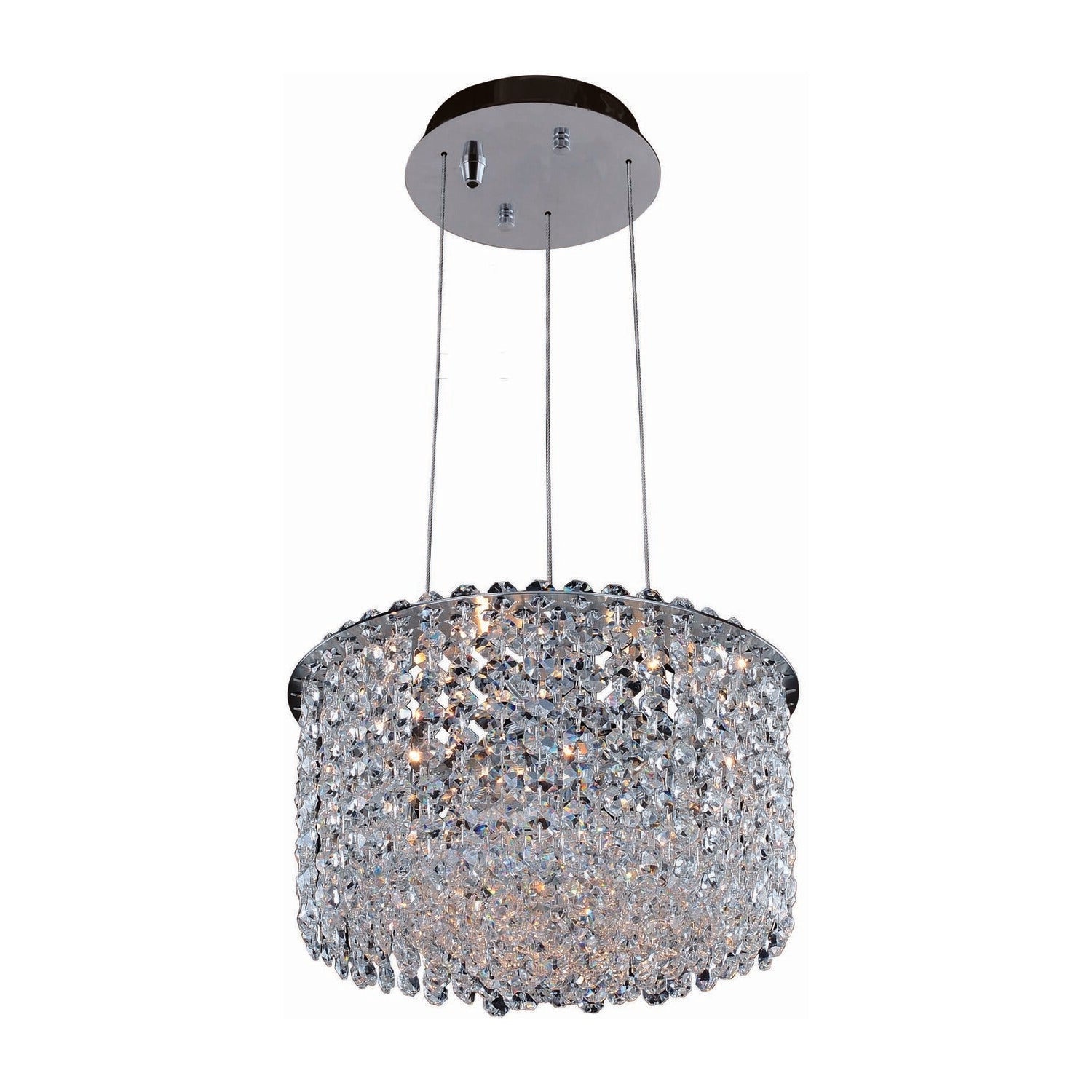 79'' Milieu Metro 2 Light Chrome Chandelier
