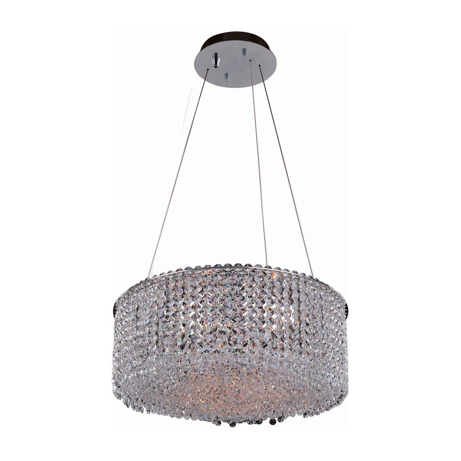 79'' Milieu Metro 8 Light Chrome Chandelier