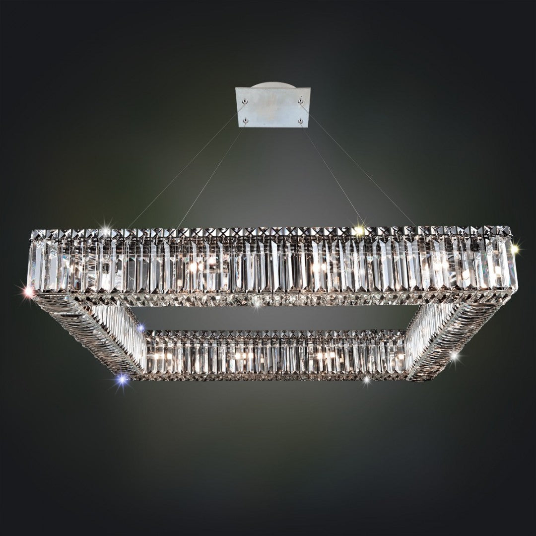 5'' Quadro 16 Light Chrome Chandelier
