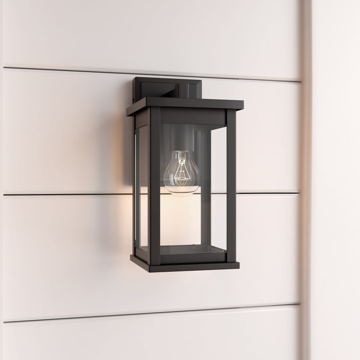 5.75'' Bowton Powder Coated Black 1 Light Wall Sconce