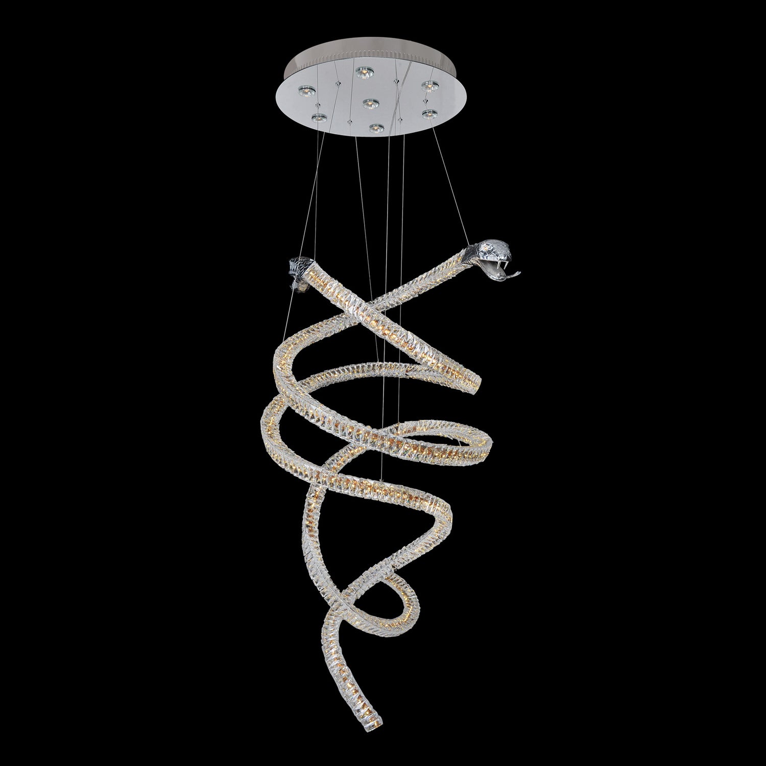 68'' Ravina 7 Light Chrome Chandelier
