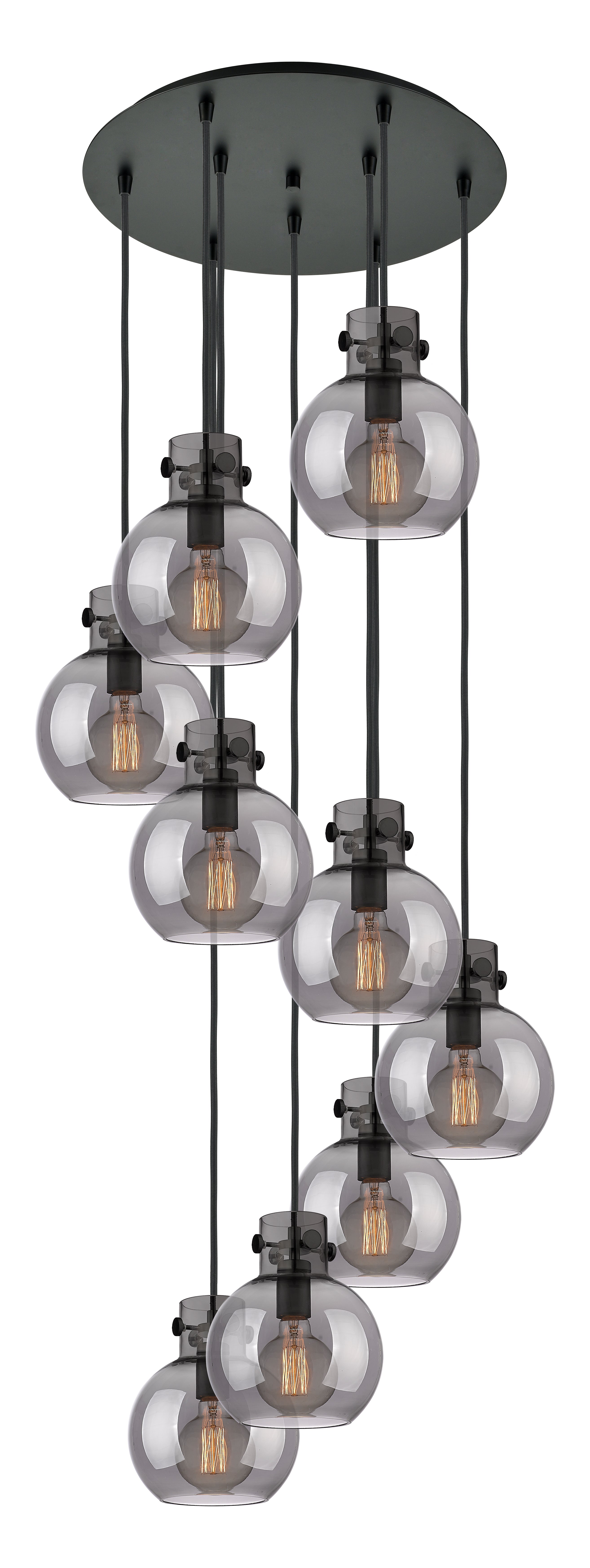 Downtown Urban Multi Pendant Brushed Brass